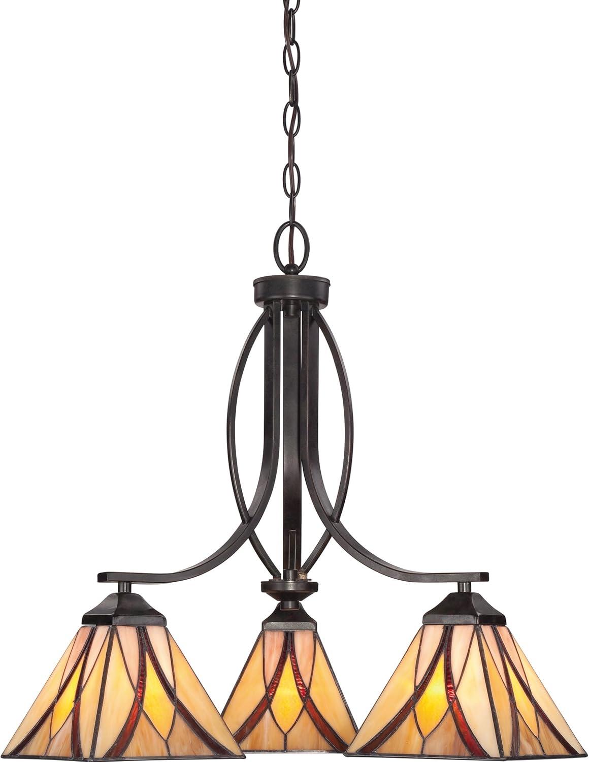 Quoizel Lighting Asheville 3 - Light Pendant in  Valiant Bronze