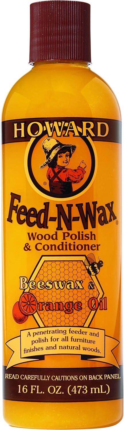 Howard 16 oz Orange Scented Wood Polish and Conditioner