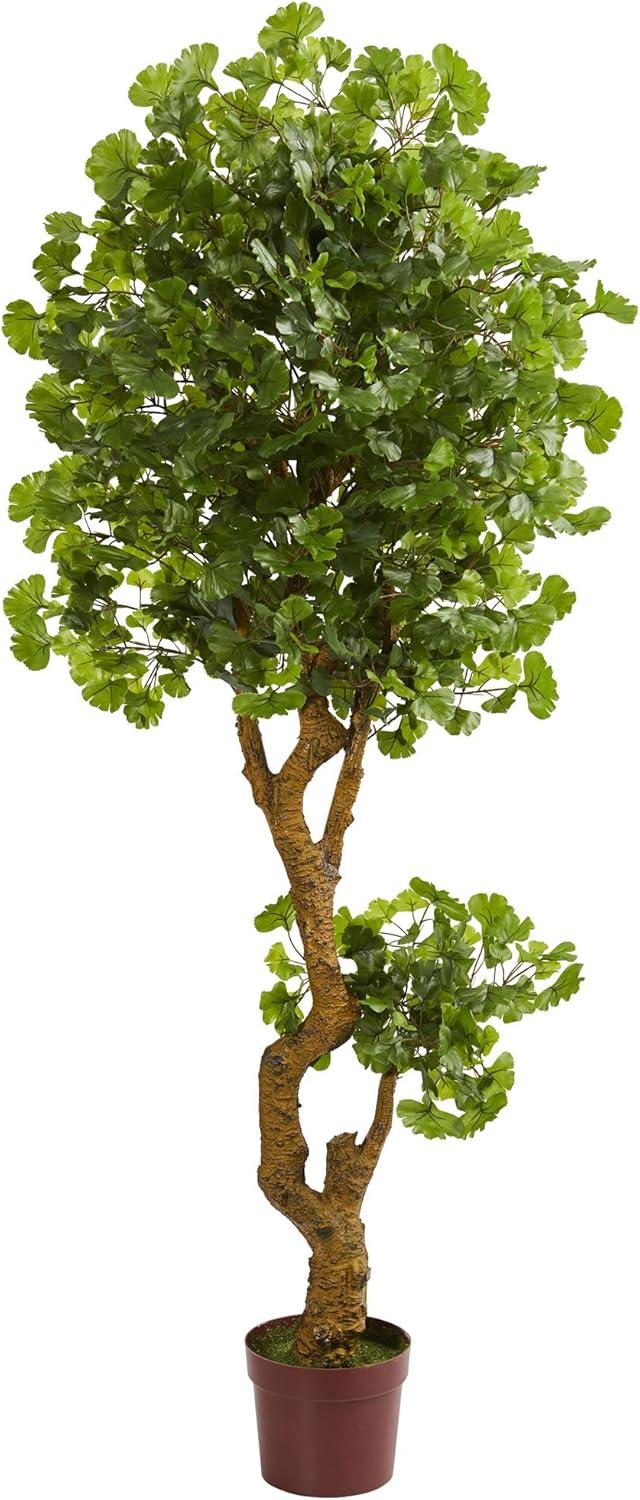 6ft Jingo Artificial Tree - Nearly Natural: UV-Resistant, Indoor/Outdoor, Potted