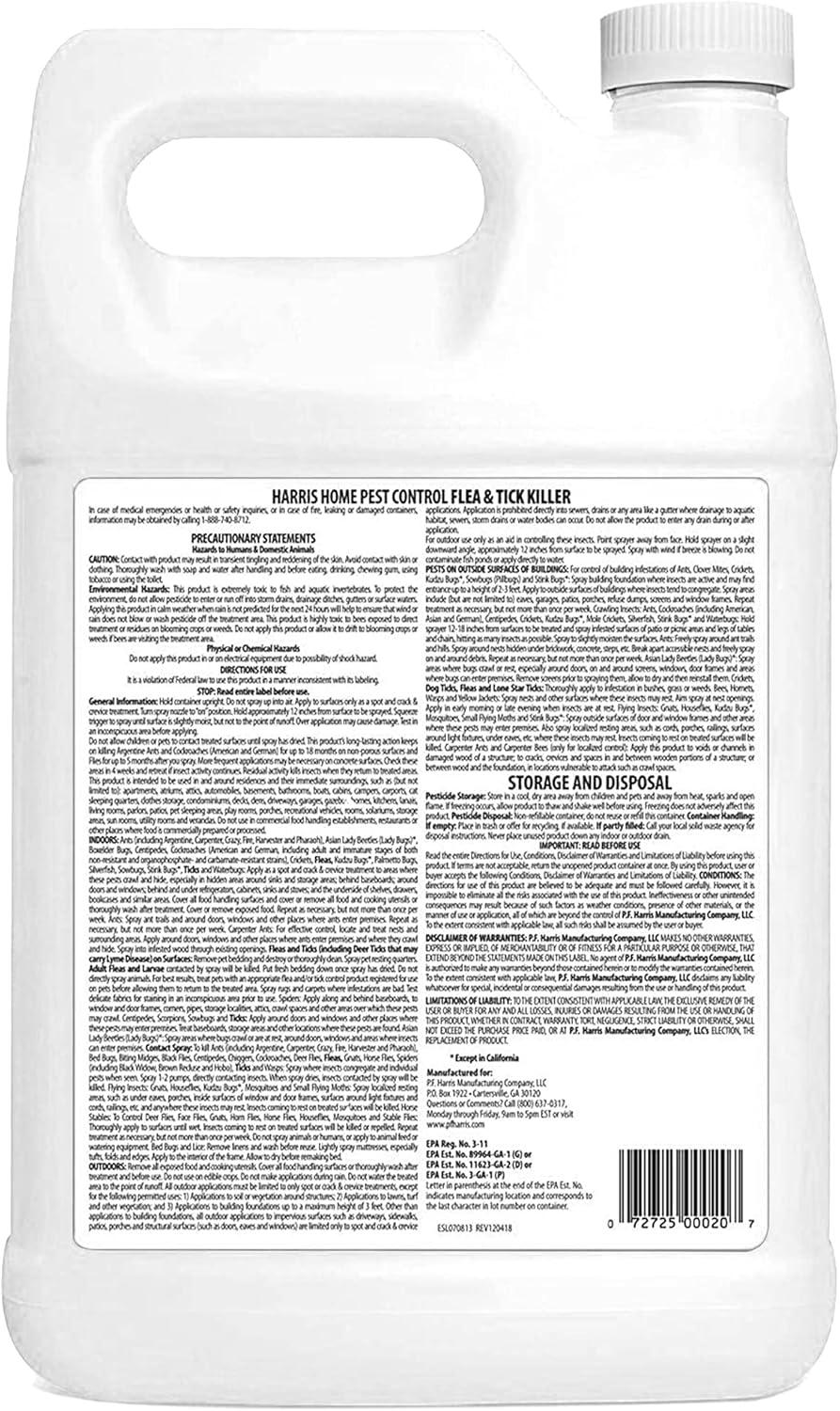Harris Home Pest Control Flea & Tick Killer Liquid 1 gal