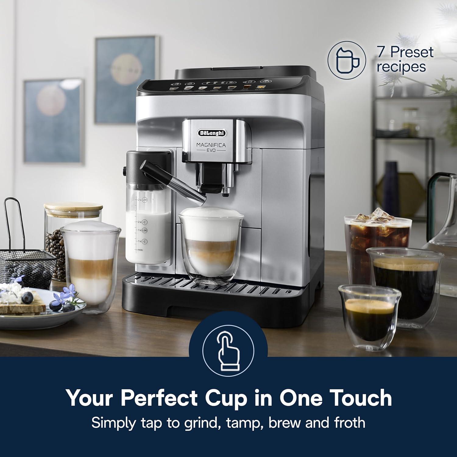 De'Longhi ® Magnifica Evo with LatteCrema ™ Automatic Coffee and Espresso Machine