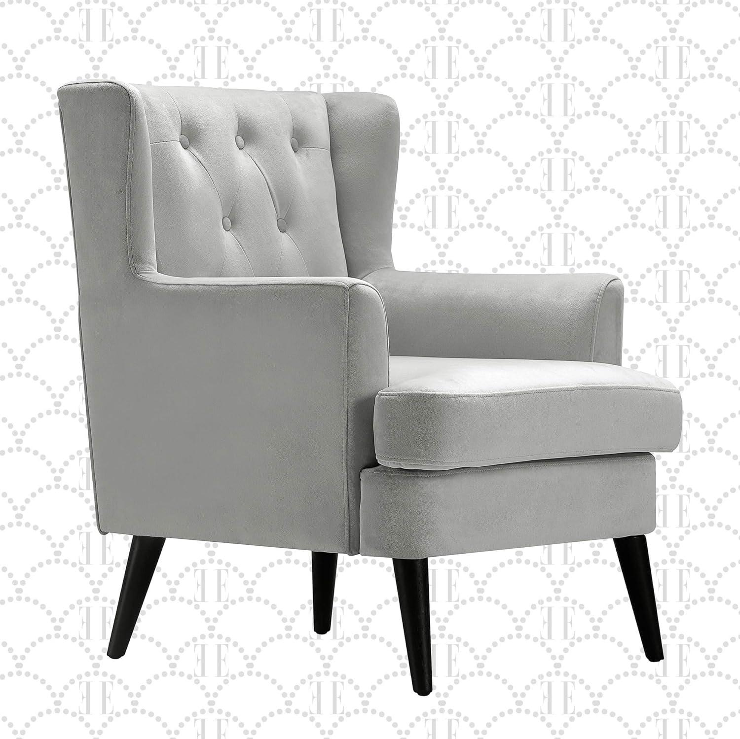 Elle Decor Celeste Tufted Velvet Accent Chair