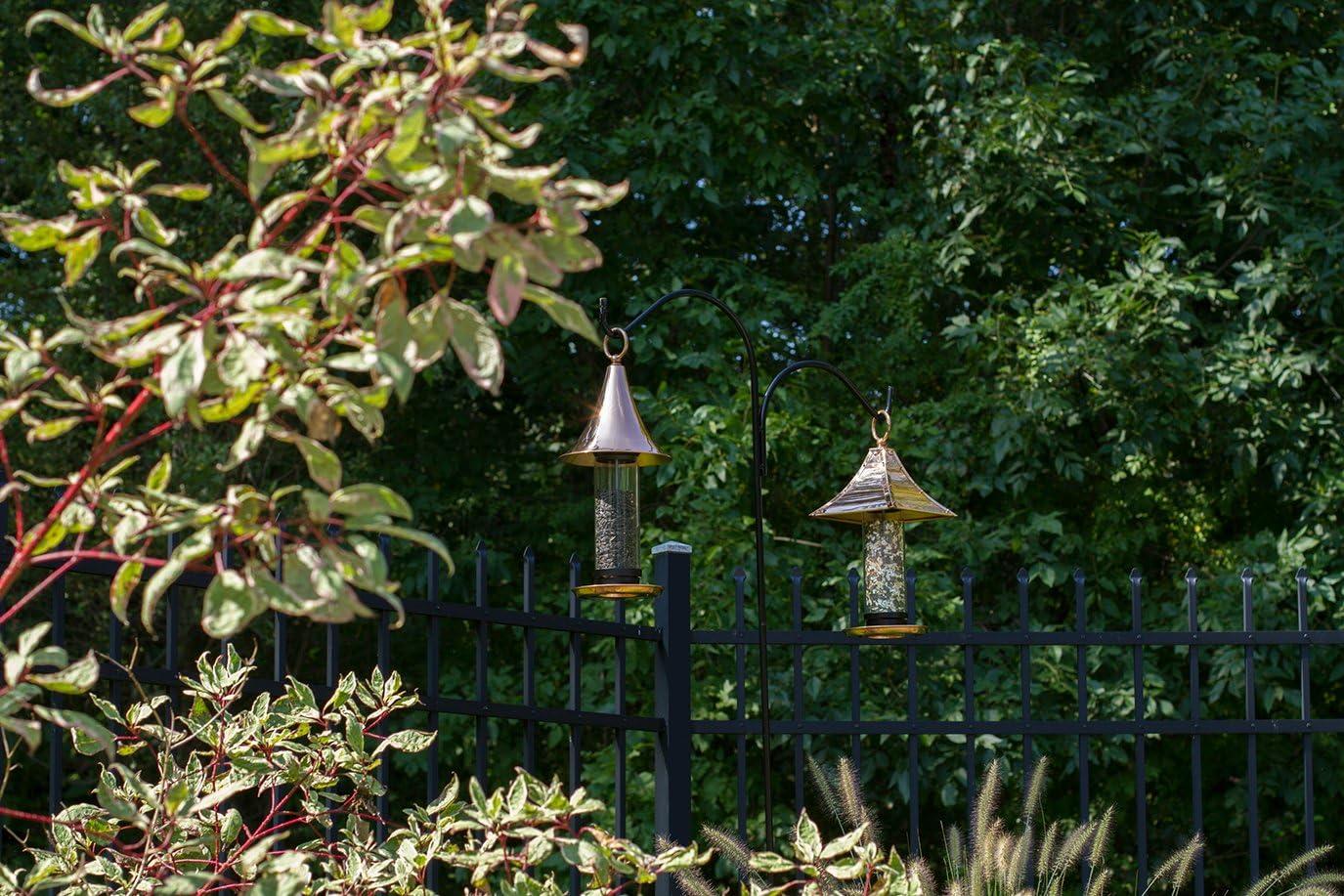 Castle-Inspired Polished Copper and Plexiglass Bird Feeder