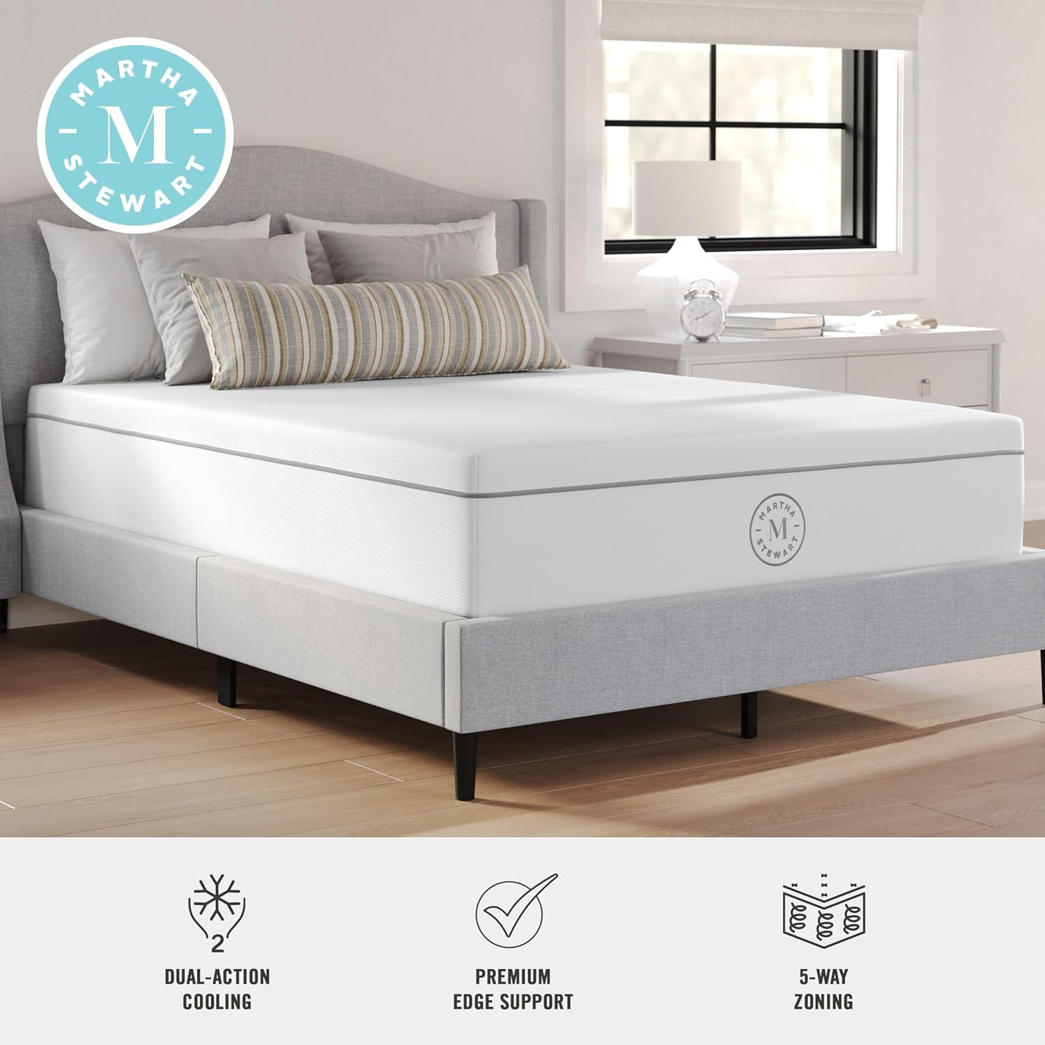 Martha Stewart SleepComplete Firm Support Pocket Spring And Foam Hybrid Cooling Mattress