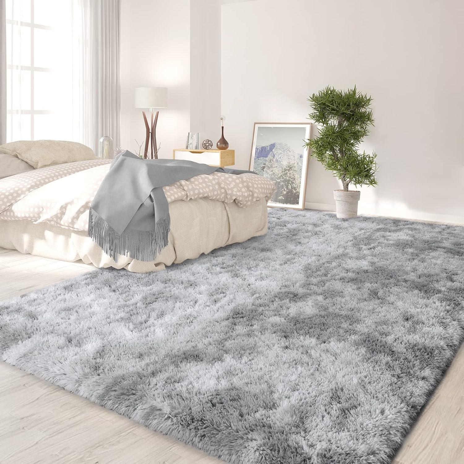 nuLOOM Cloud Shag Accent Rug, 3x5, Gray