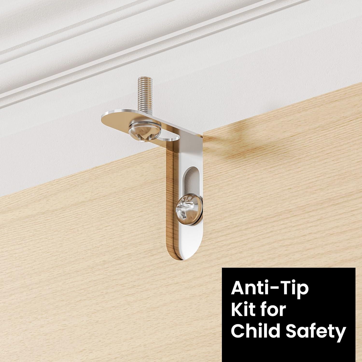 DIYART Oak Kitchen Pantry Cabinet, 71" Tall Kitchen Storage Cabinet with doors and Drawer