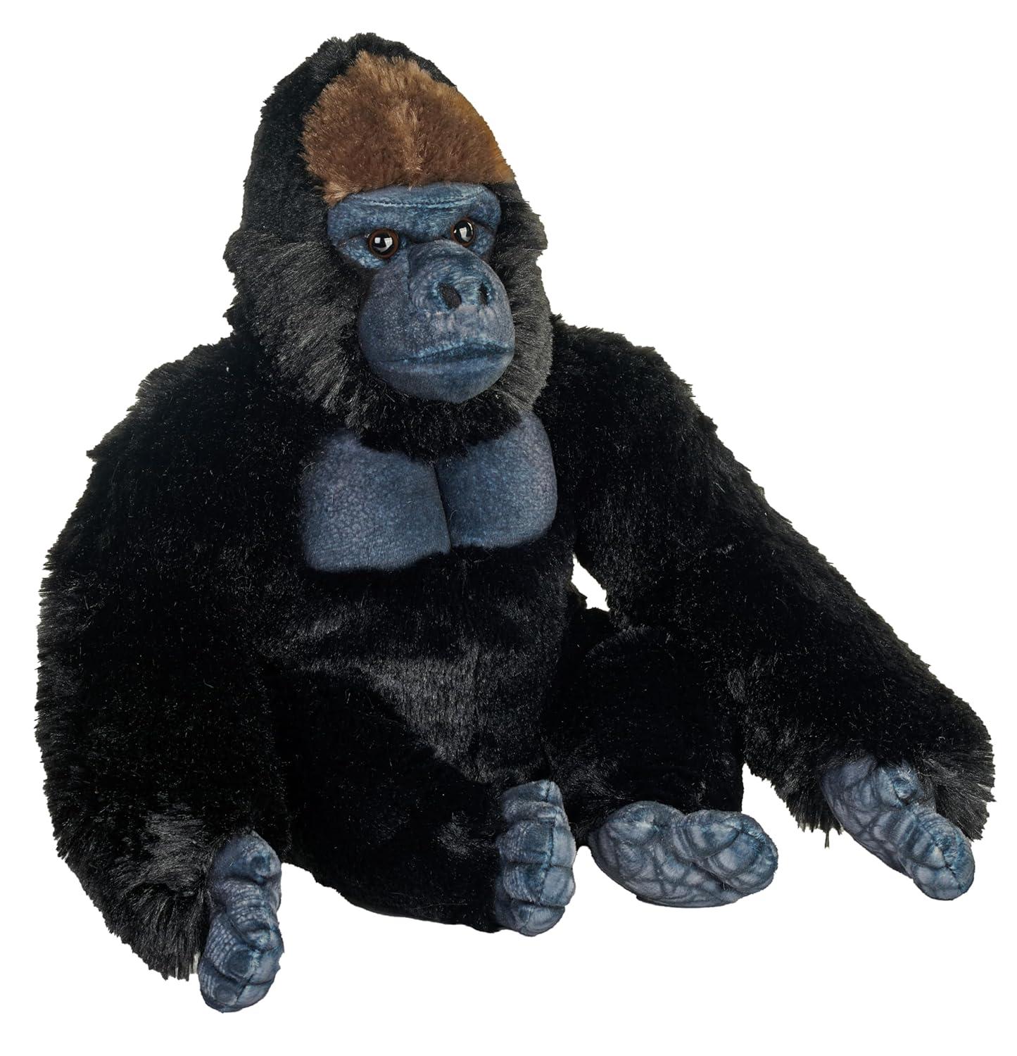 Wild Republic Artist Collection Eco Gorilla Stuffed Animal, 15 Inches