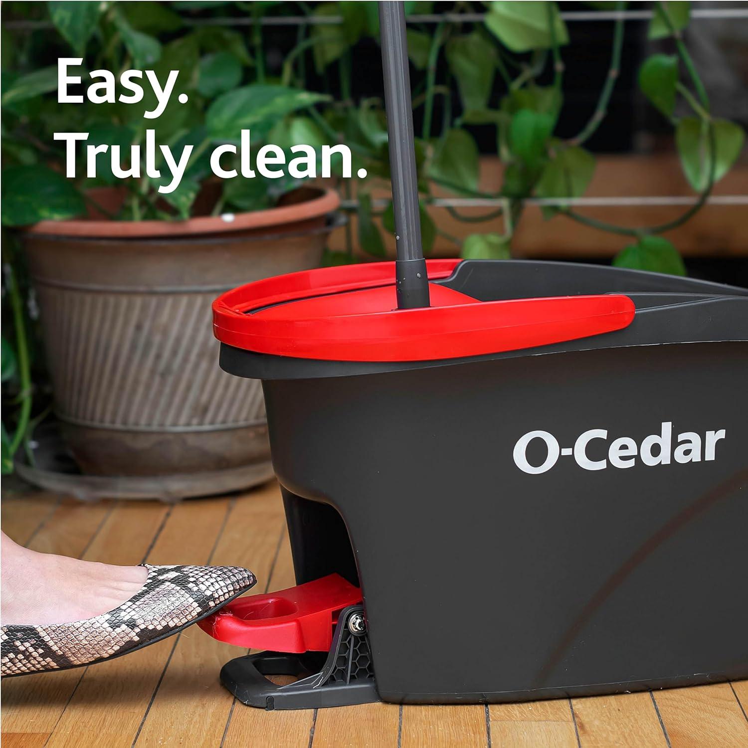 O-Cedar EasyWring Spin Mop and Bucket System