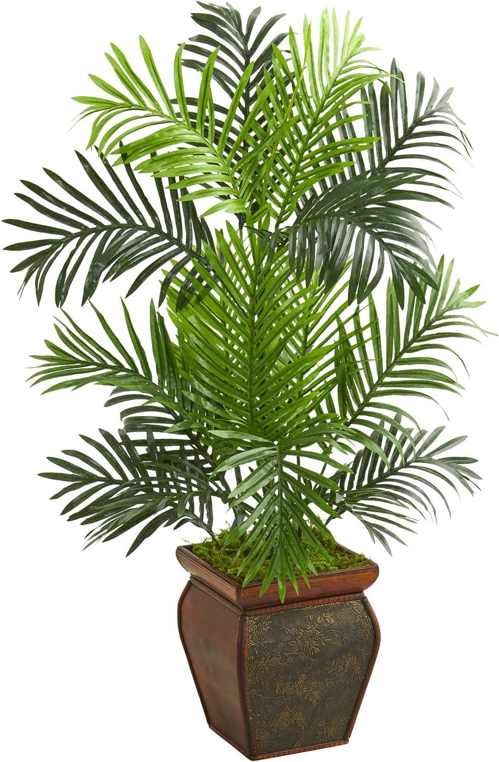 3ft Lush Paradise Palm Artificial Tree in Classic Planter