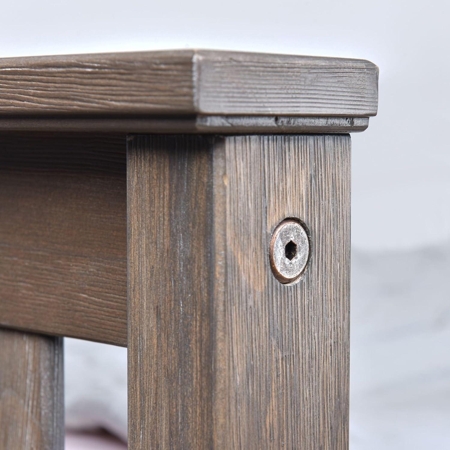 Plank+Beam Classic Solid Wood Full Size Bed Frame with Headboard for Adults