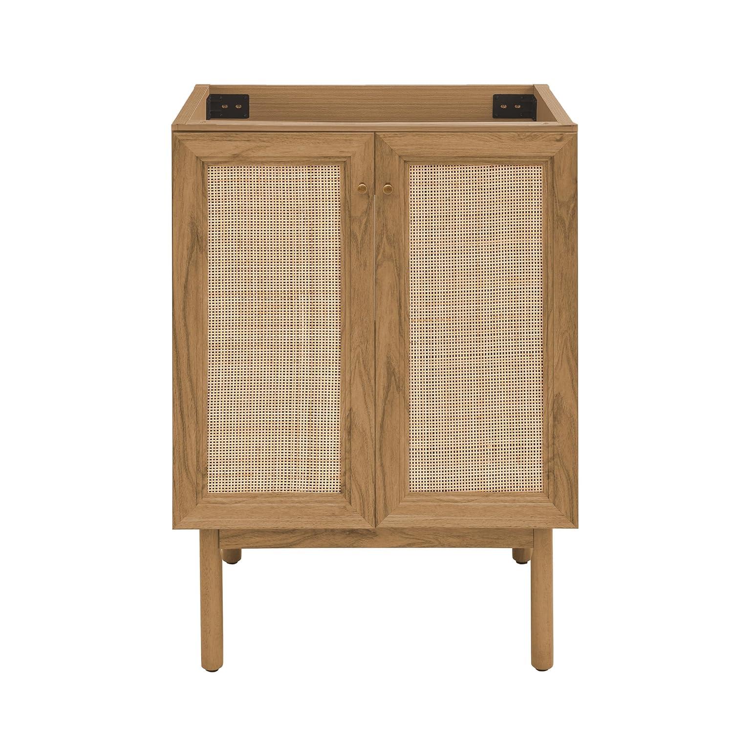 Classe 24" Bathroom Vanity In Dark Walnut Cabinet Only