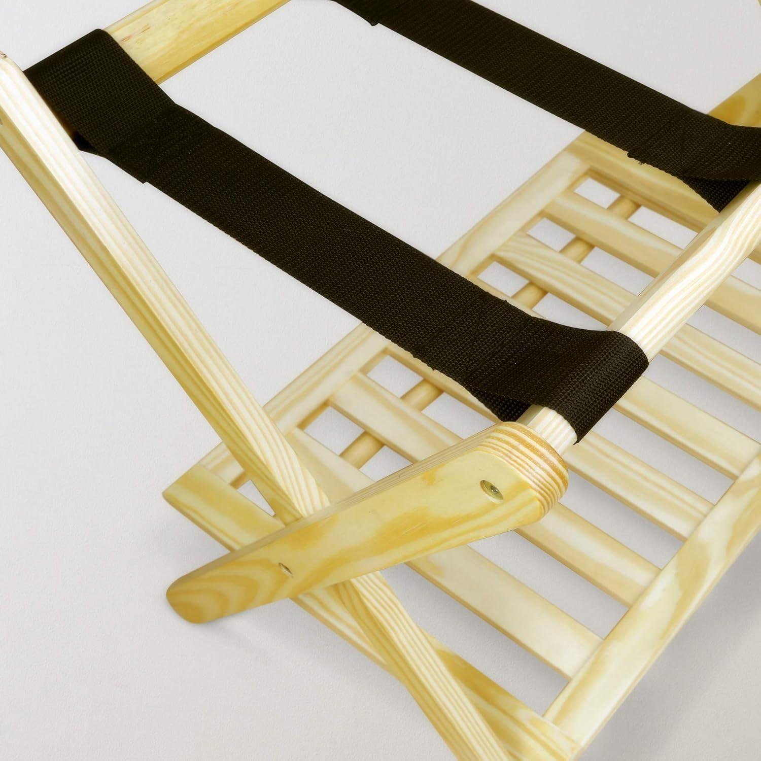 WRIWON Luggage Rack, 26.75" Wide with Shelf