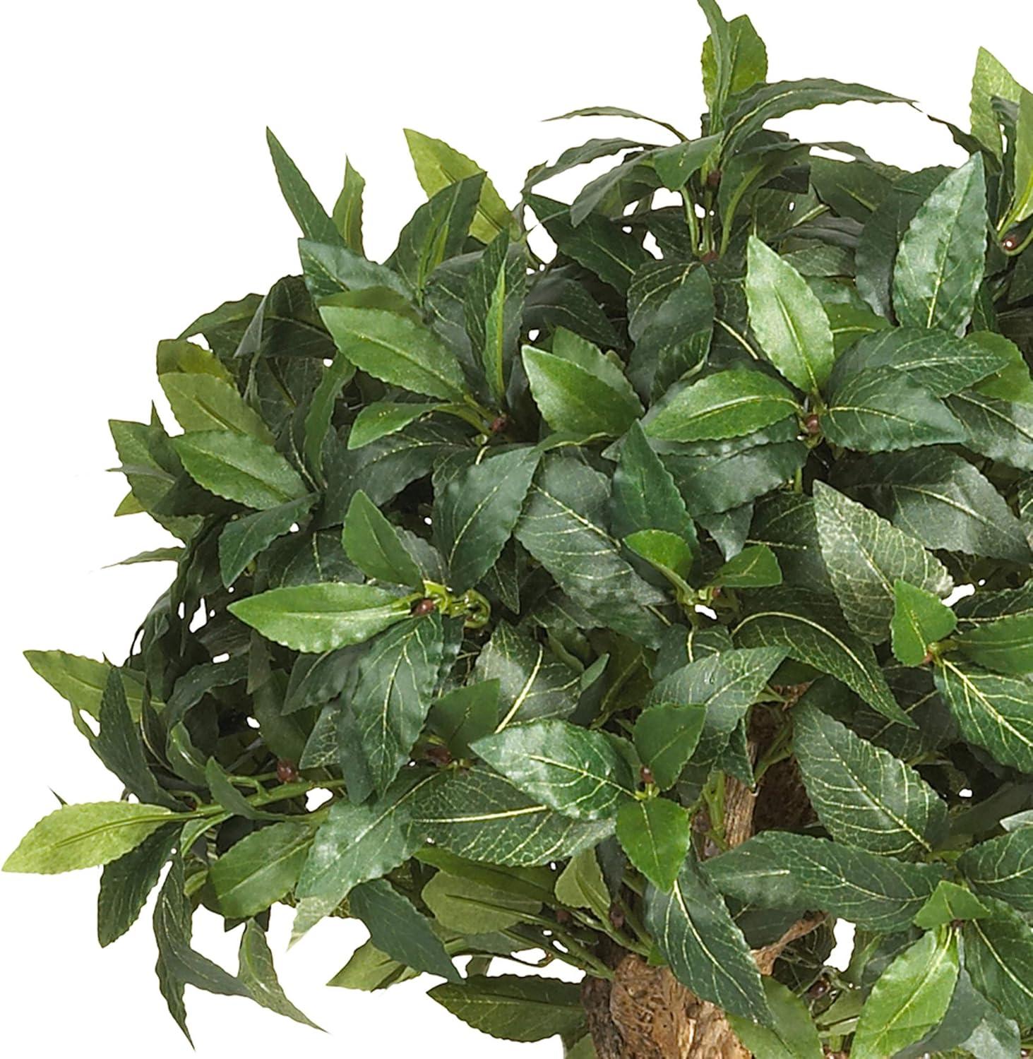 4' Sweet Bay Double Ball Topiary Silk Tree