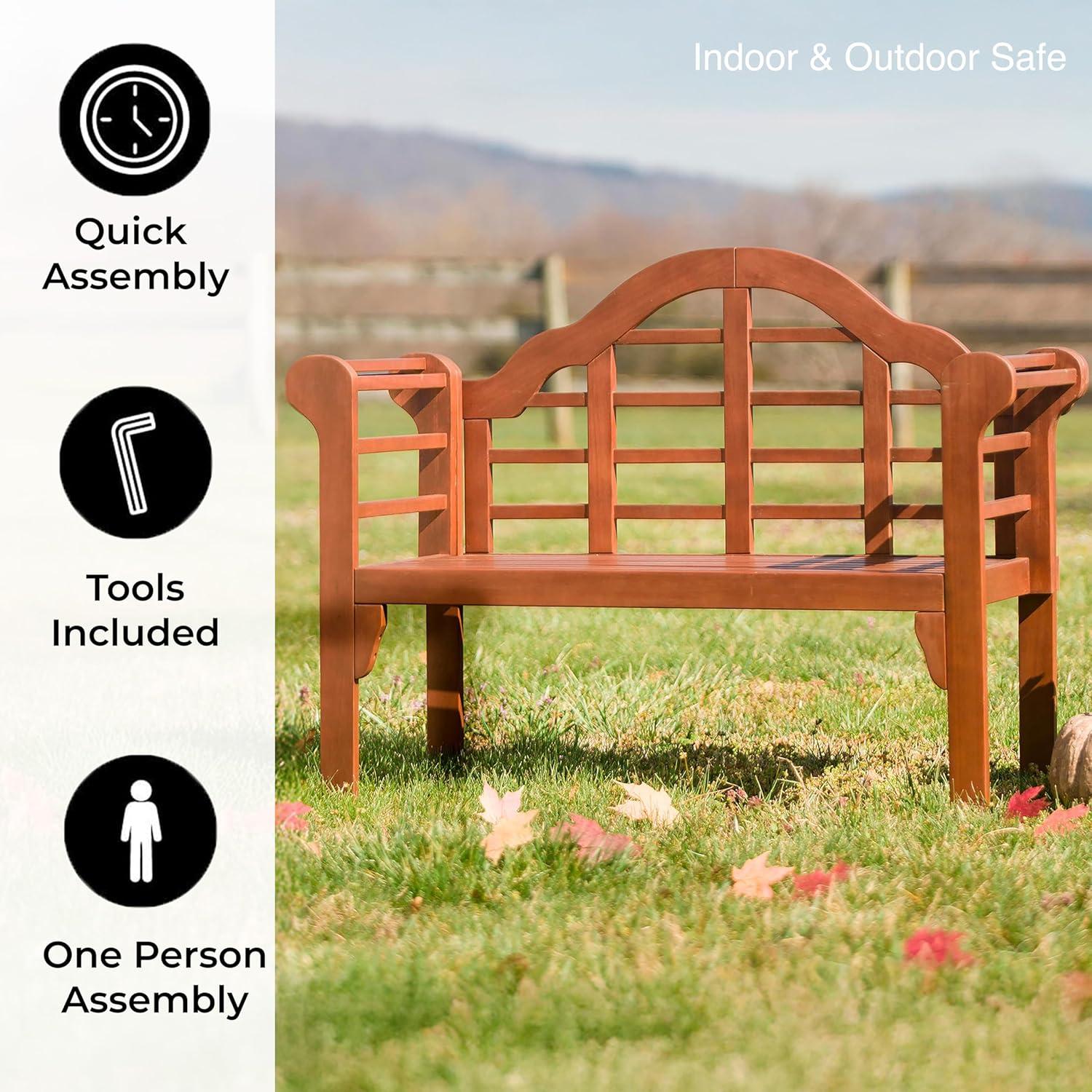 Evergreen Enterprises, Inc Lutyens Wood Garden Bench & Reviews | Wayfair