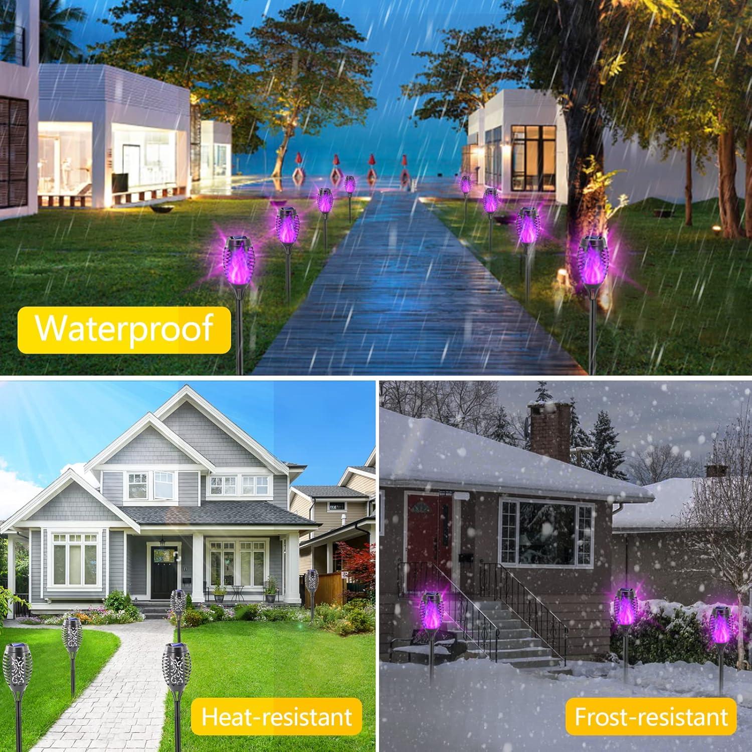 The Holiday Aisle® 8 Pack Halloween Decorations Outdoor, Halloween Solar Lights for Halloween Decor