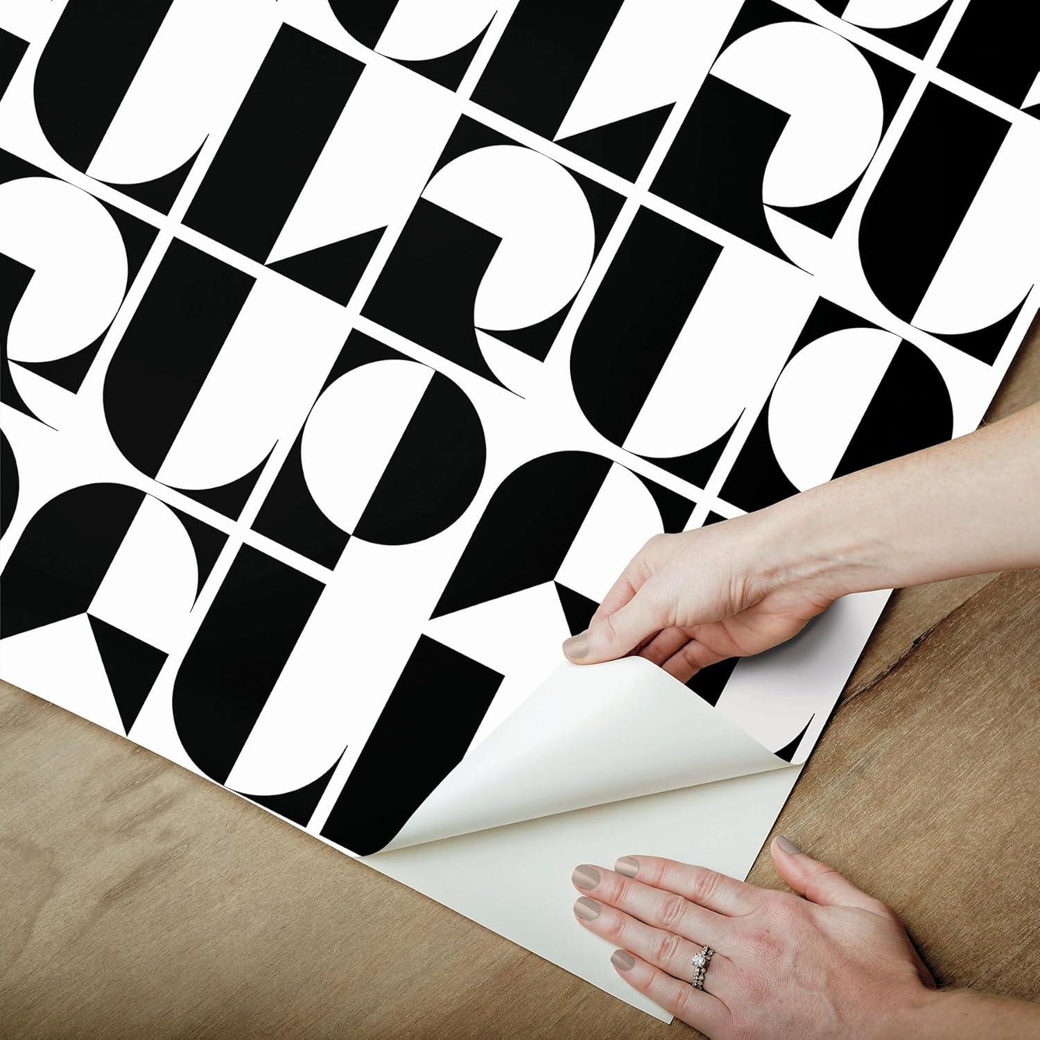 RuDeco 18' L x 20.5" W Peel and Stick Wallpaper