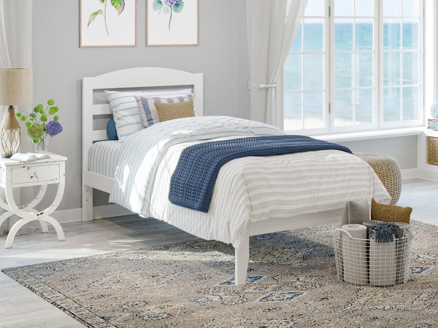 AFI Furnishings Warren Platform Bed T WH