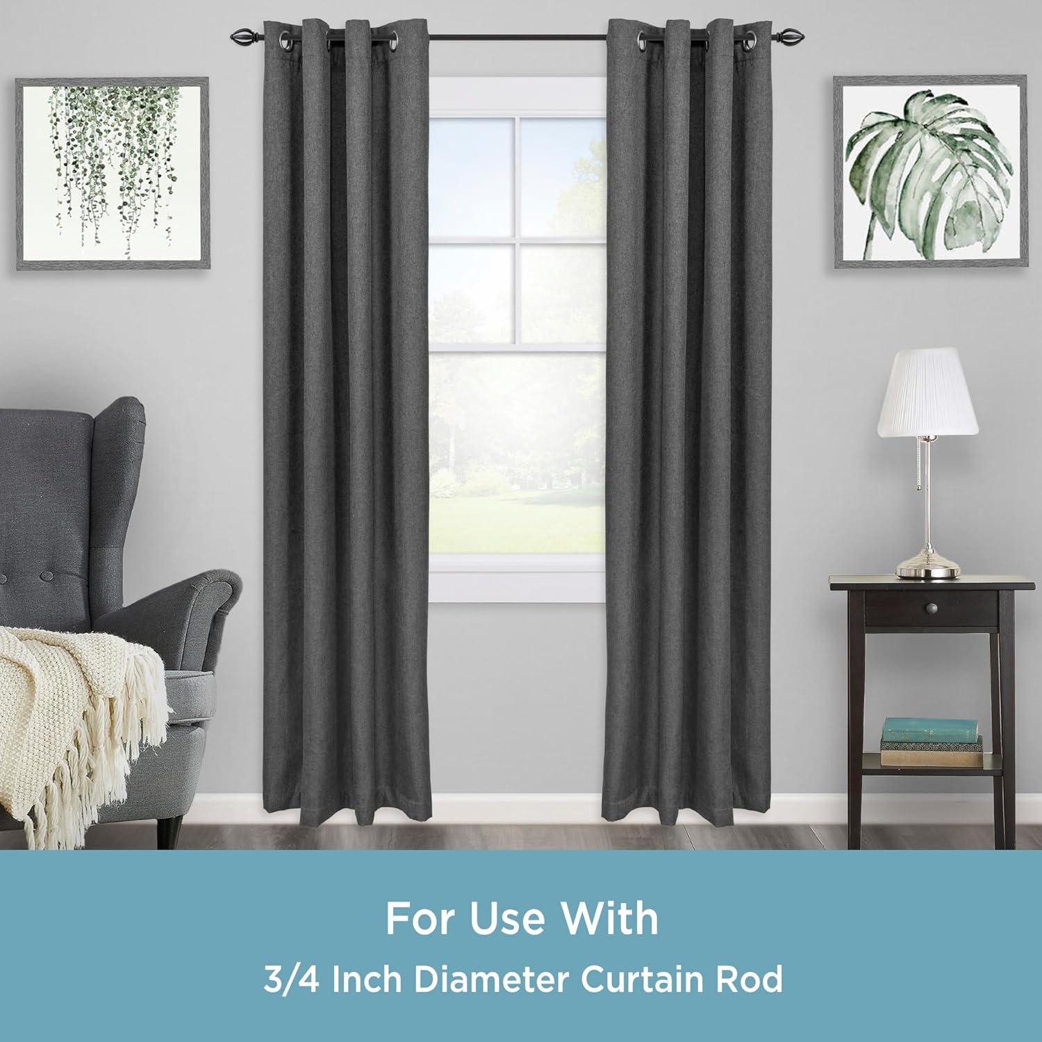 Kenney 3/4" Adjustable Brackets Curtain Rod Brackets & Reviews | Wayfair