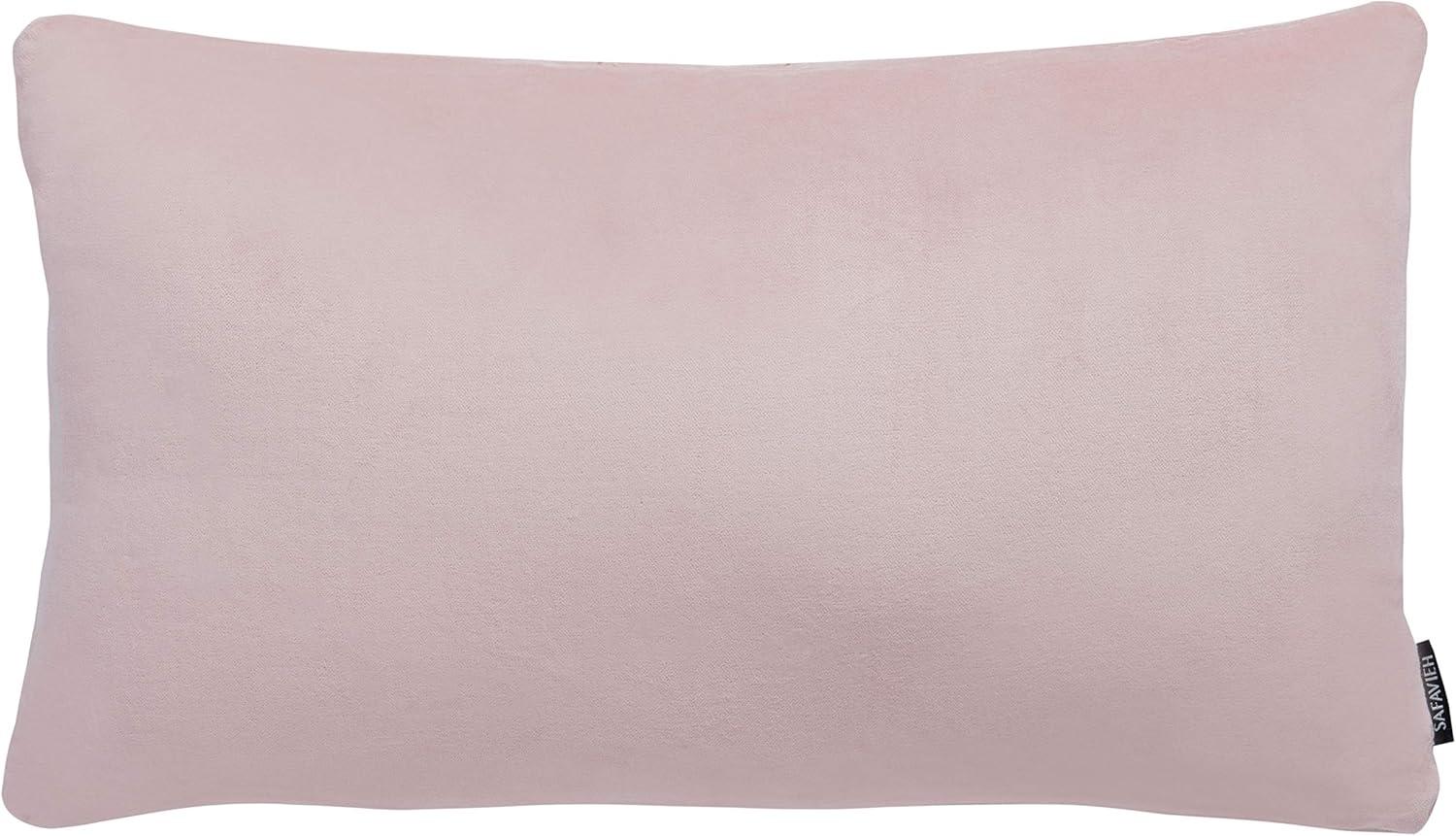 Amiyah Embroidered Velvet Reversible Throw Pillow