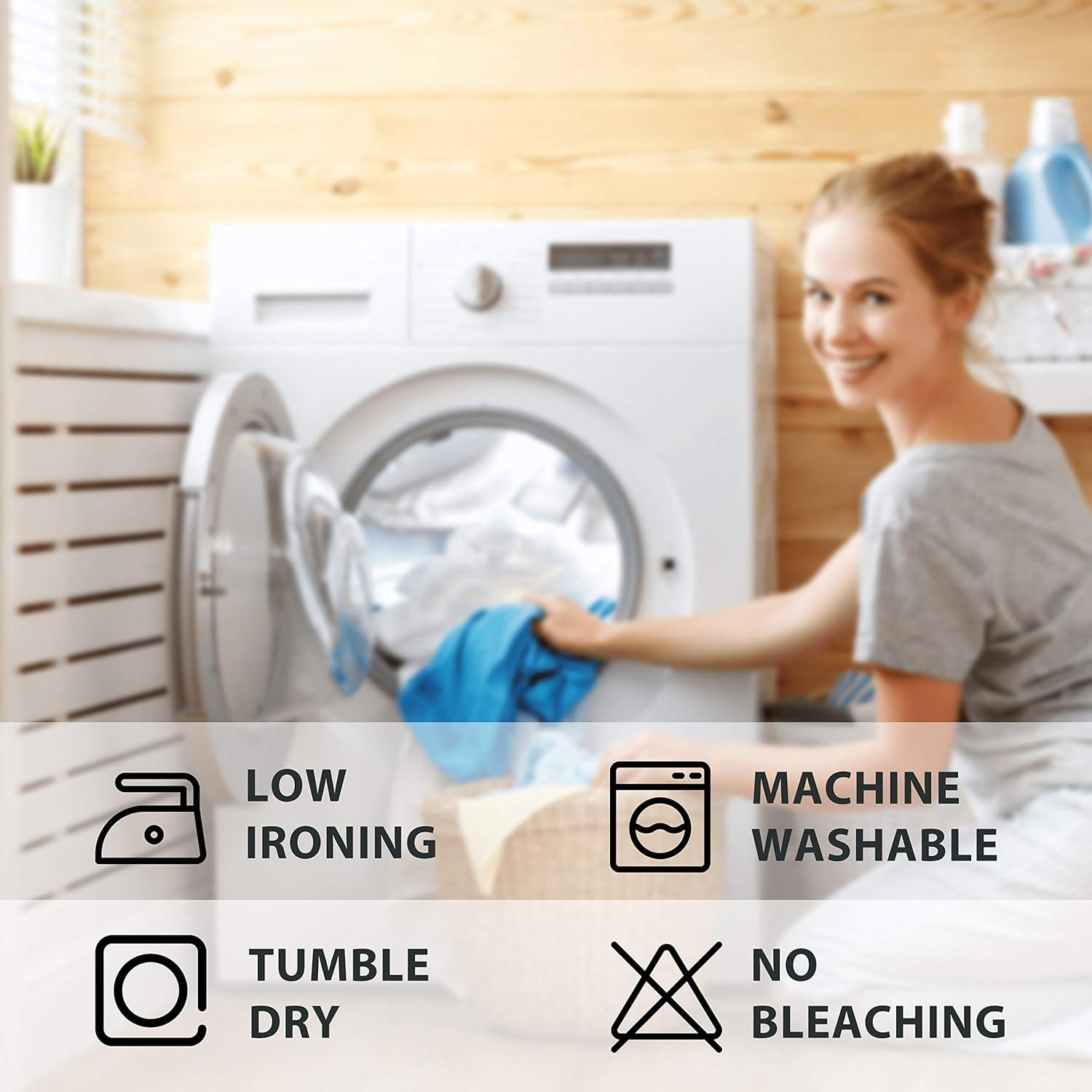 FMFUNCTEX Linen Semi Sheer Curtains for Bedroom, Yellow White Curtains 63 Inches Long for Living Room, Grey Tree Branch Print Curtain Light Filtering Farmhouse Window Drapes, Grommet Top 2 Panels