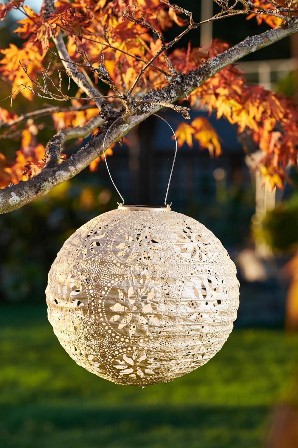 Boho Globe Solar Outdoor Lantern