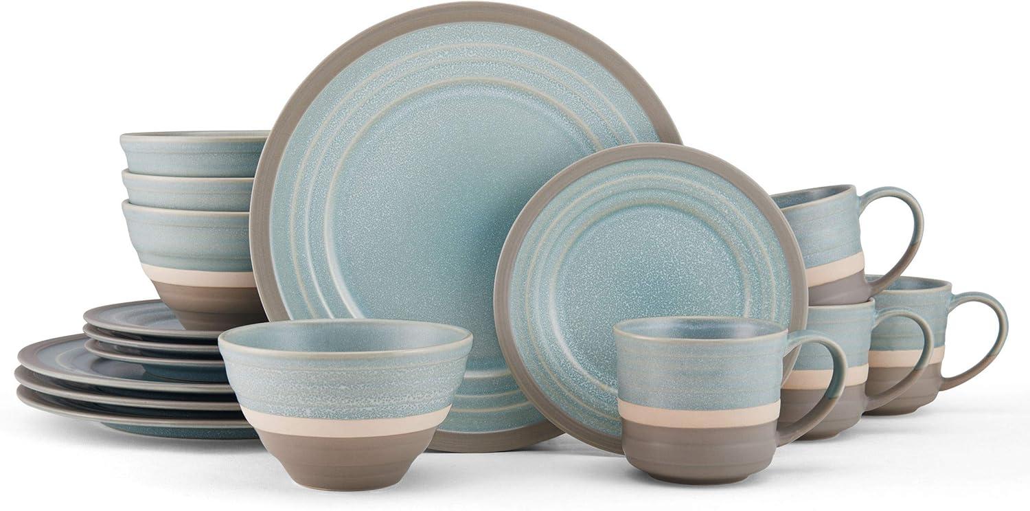 Pfaltzgraff Adina 16-Piece Stoneware Dinnerware Set, Service for 4