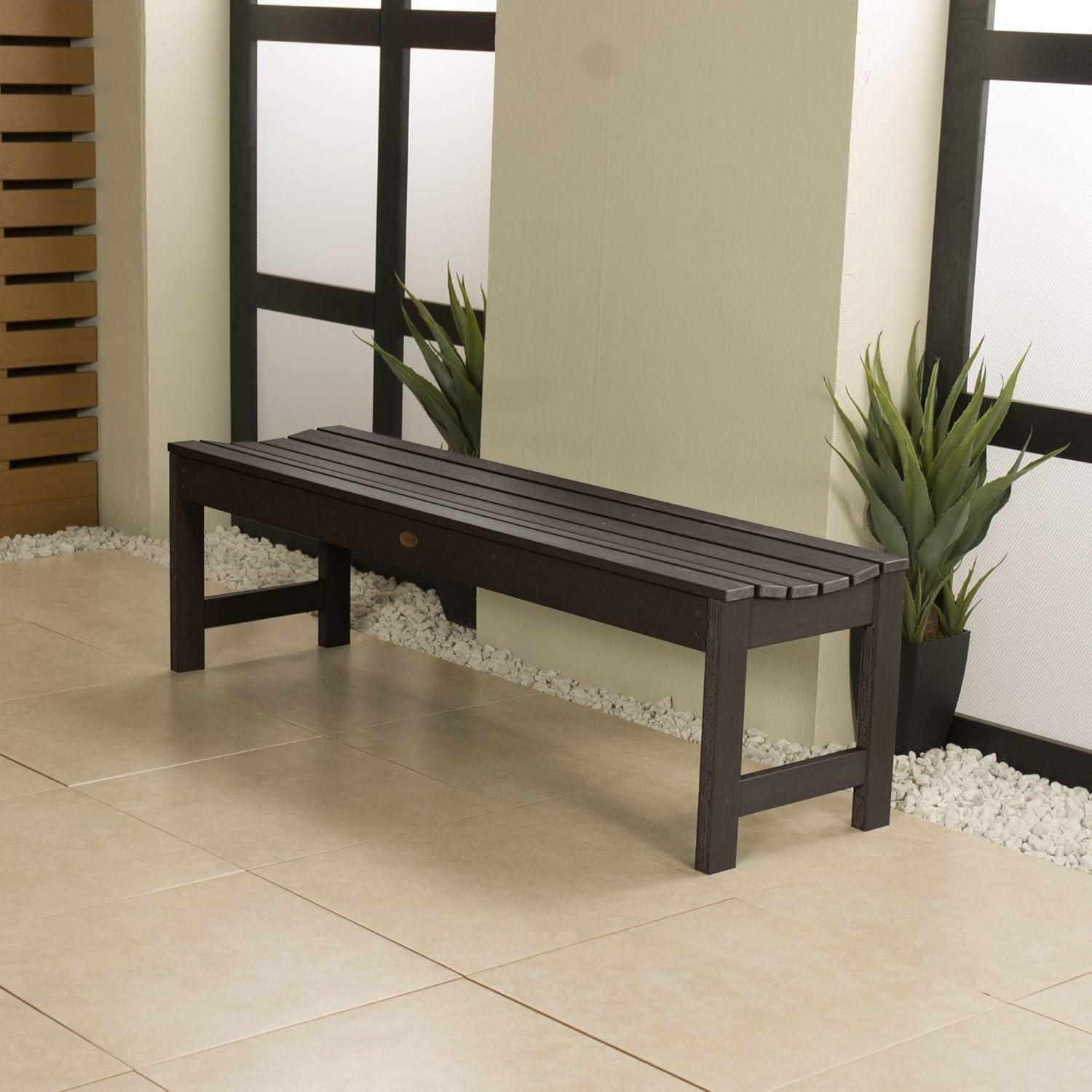 highwoodÂ® Eco-Friendly Recycled Plastic Lehigh Picnic Bench, 5'