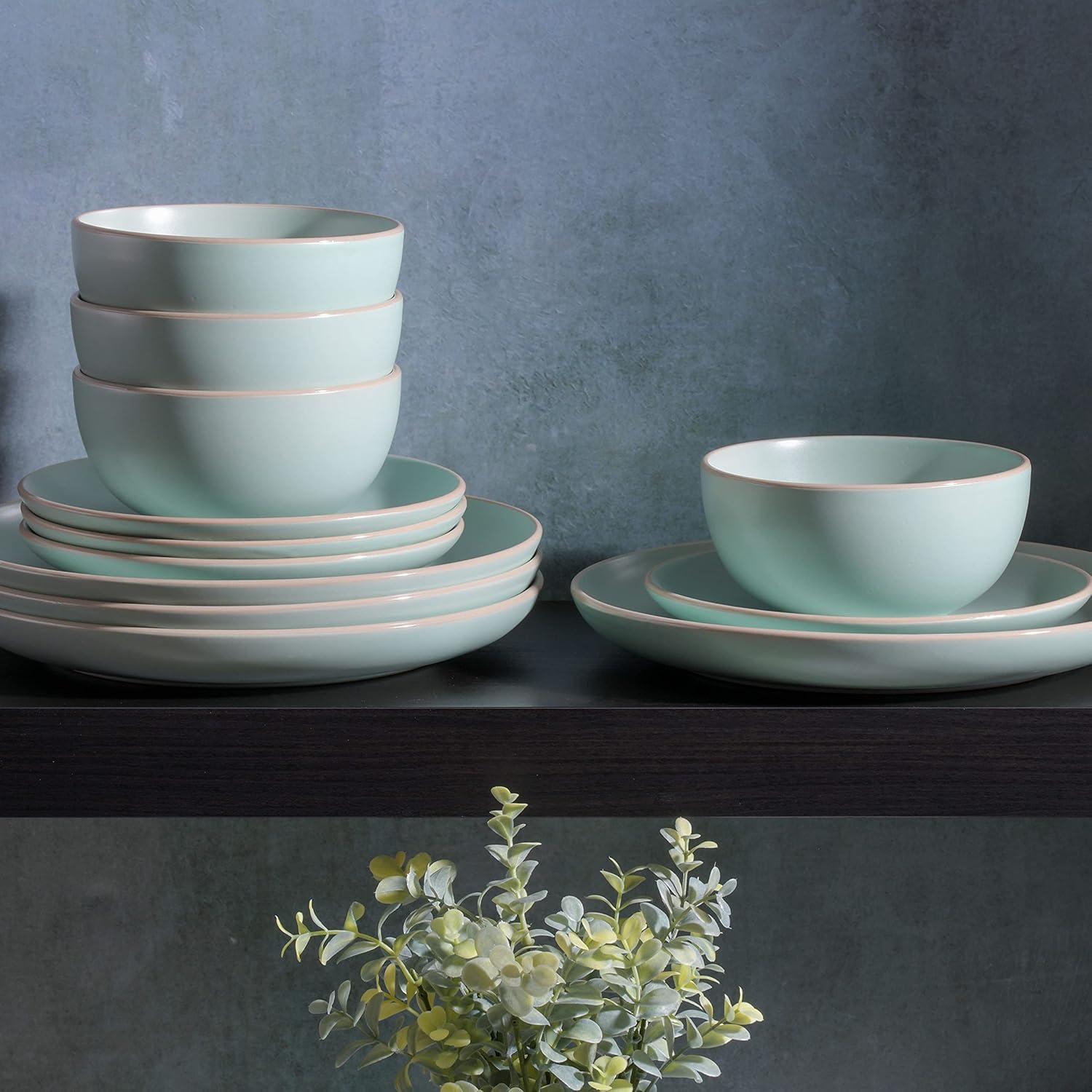 Rockaway 12 Piece Dinnerware Set