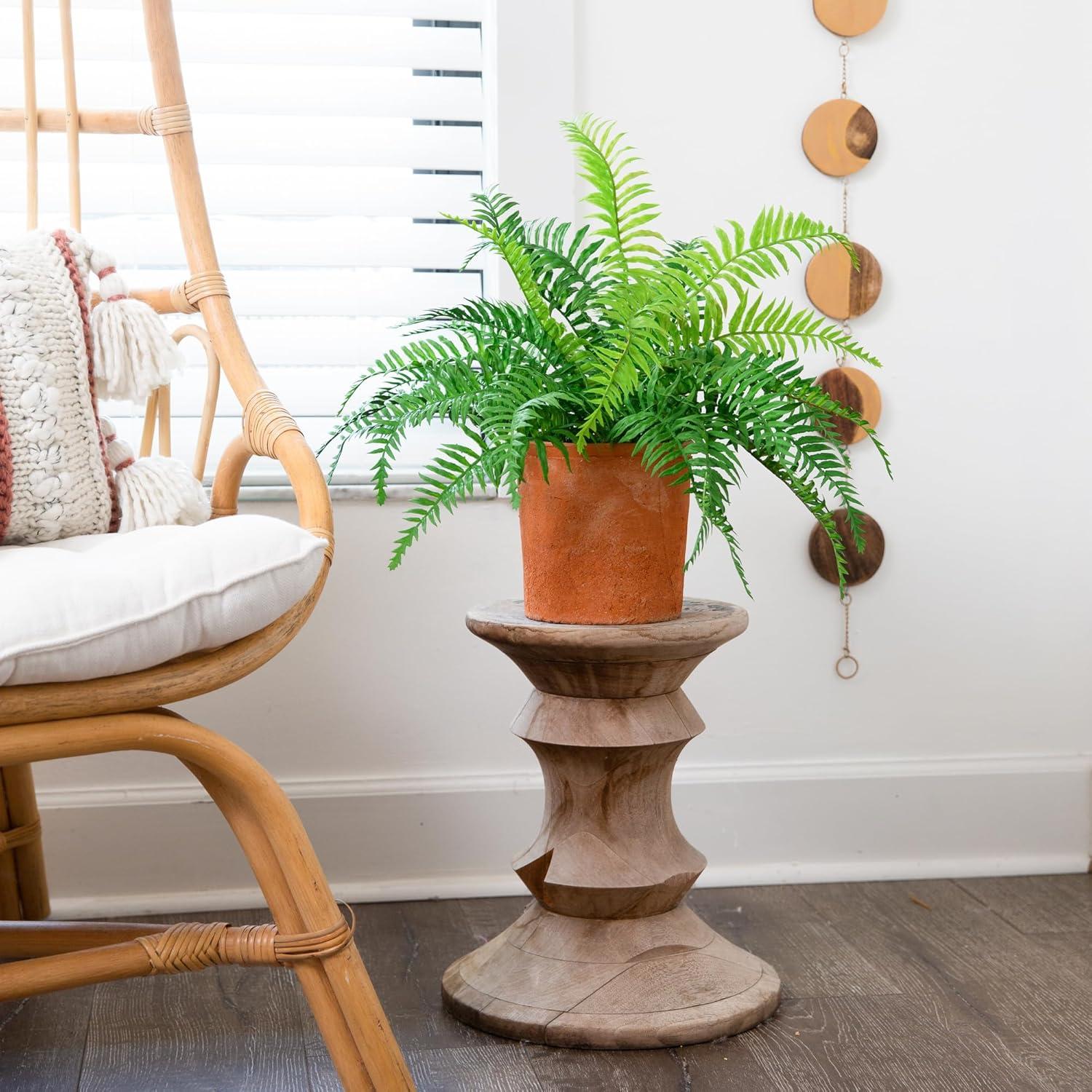 Yancey 12'' Faux Fern Plant in Terracotta Planter