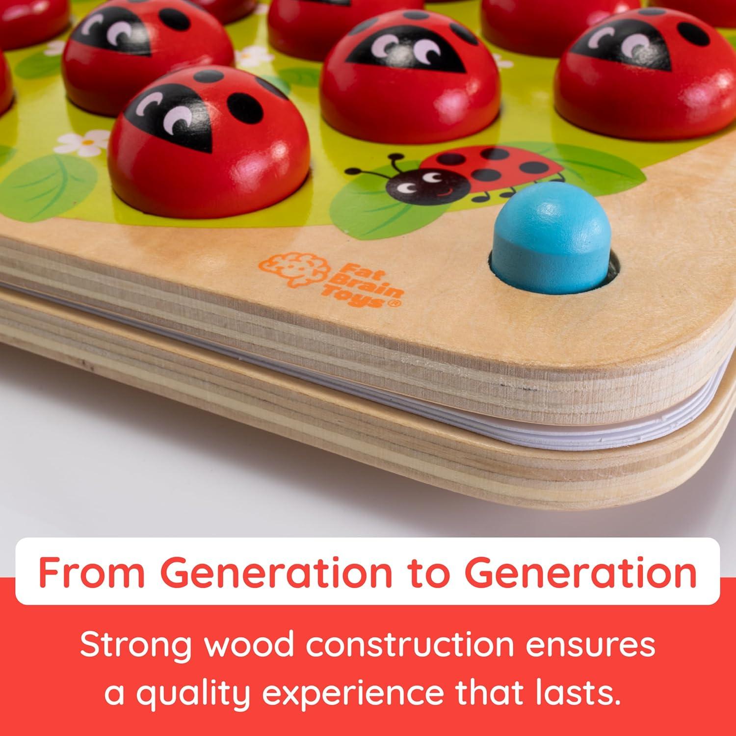 Fat Brain Toys Ladybugs Garden Memory Game FB256-1