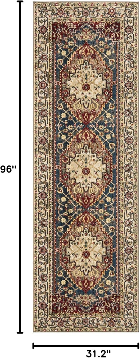 Kashan KSN306 Power Loomed Rugs - Safavieh