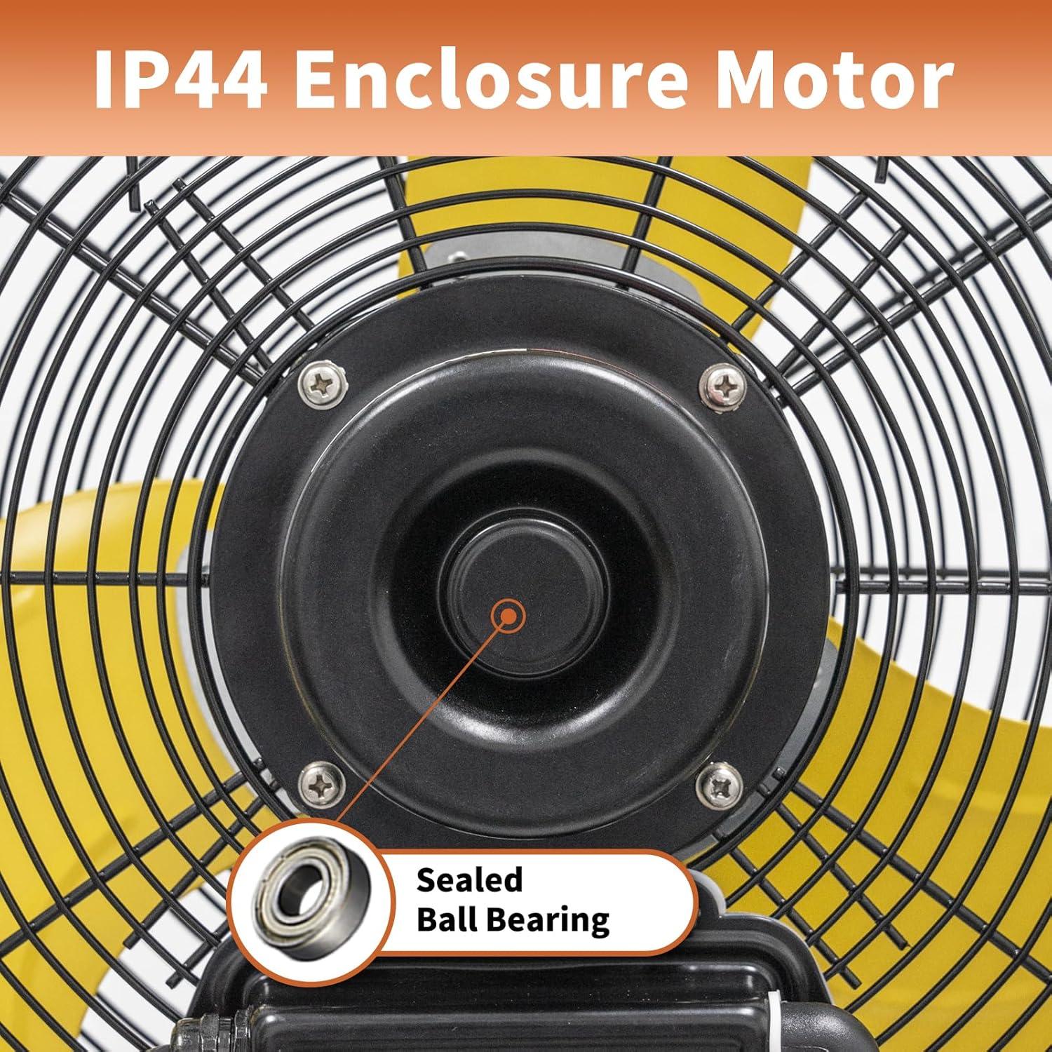 1.78 in. 4-Speeds Personal Fan in White, 10000mAh Portable Neck Fan, Rechargeable, 360° All Around Cooling