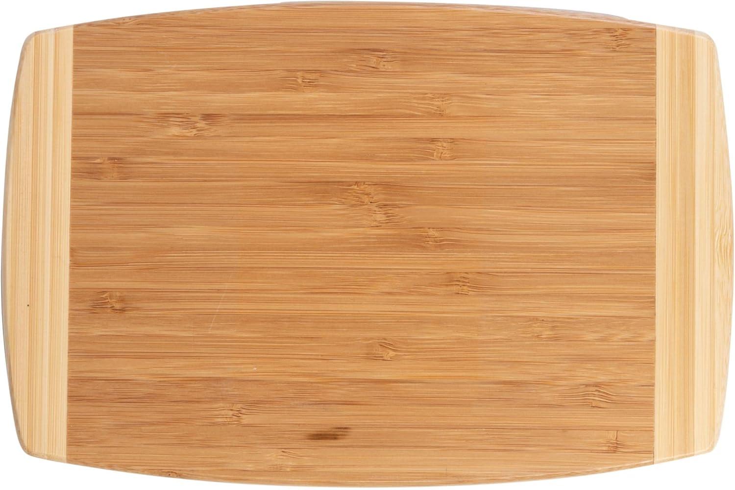 JOYCE CHEN Joyce Chen Large Burnished Bamboo Cutting Board, 10X15-Inch