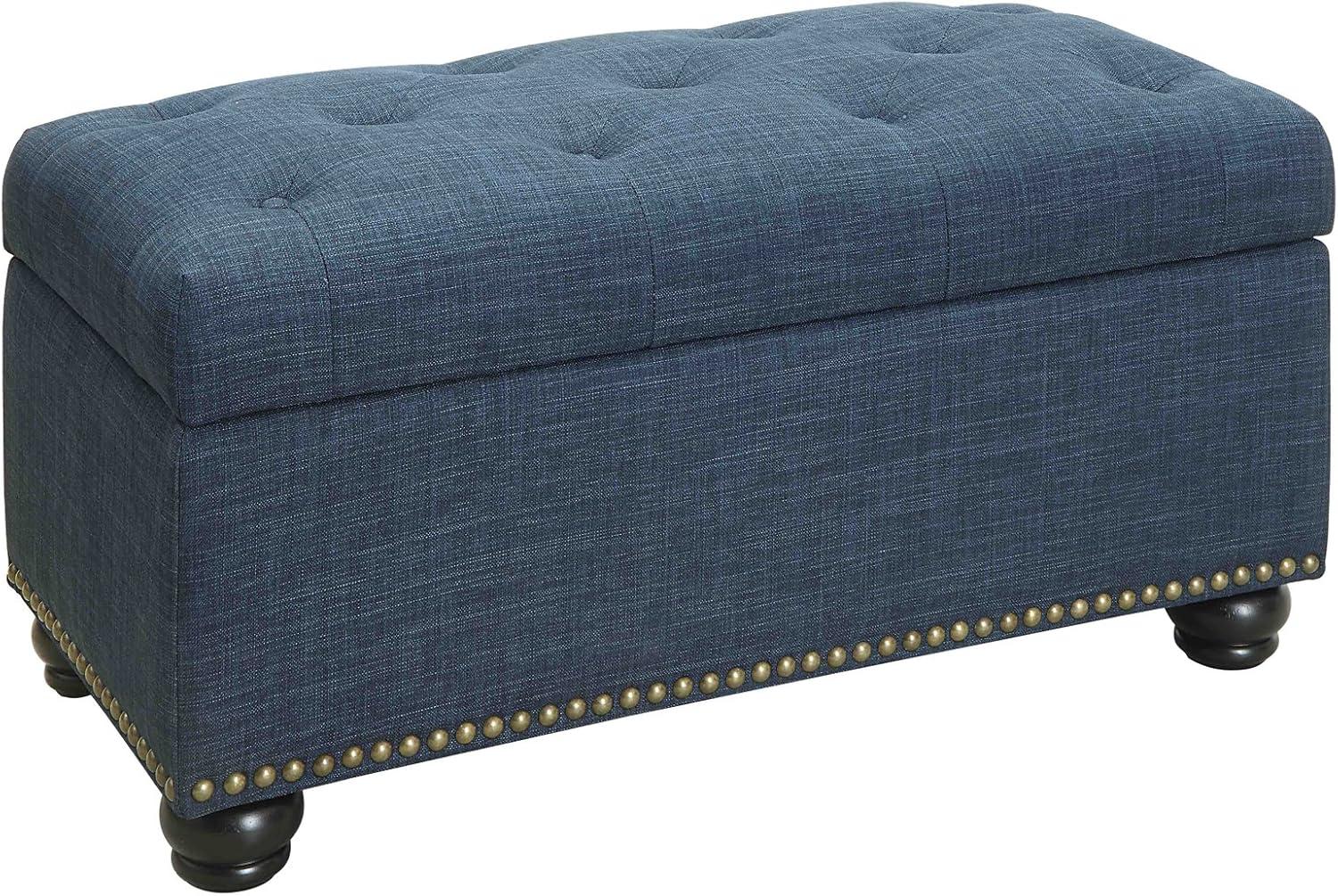 Convenience Concepts Designs4Comfort 7th Avenue Storage Ottoman Bench
