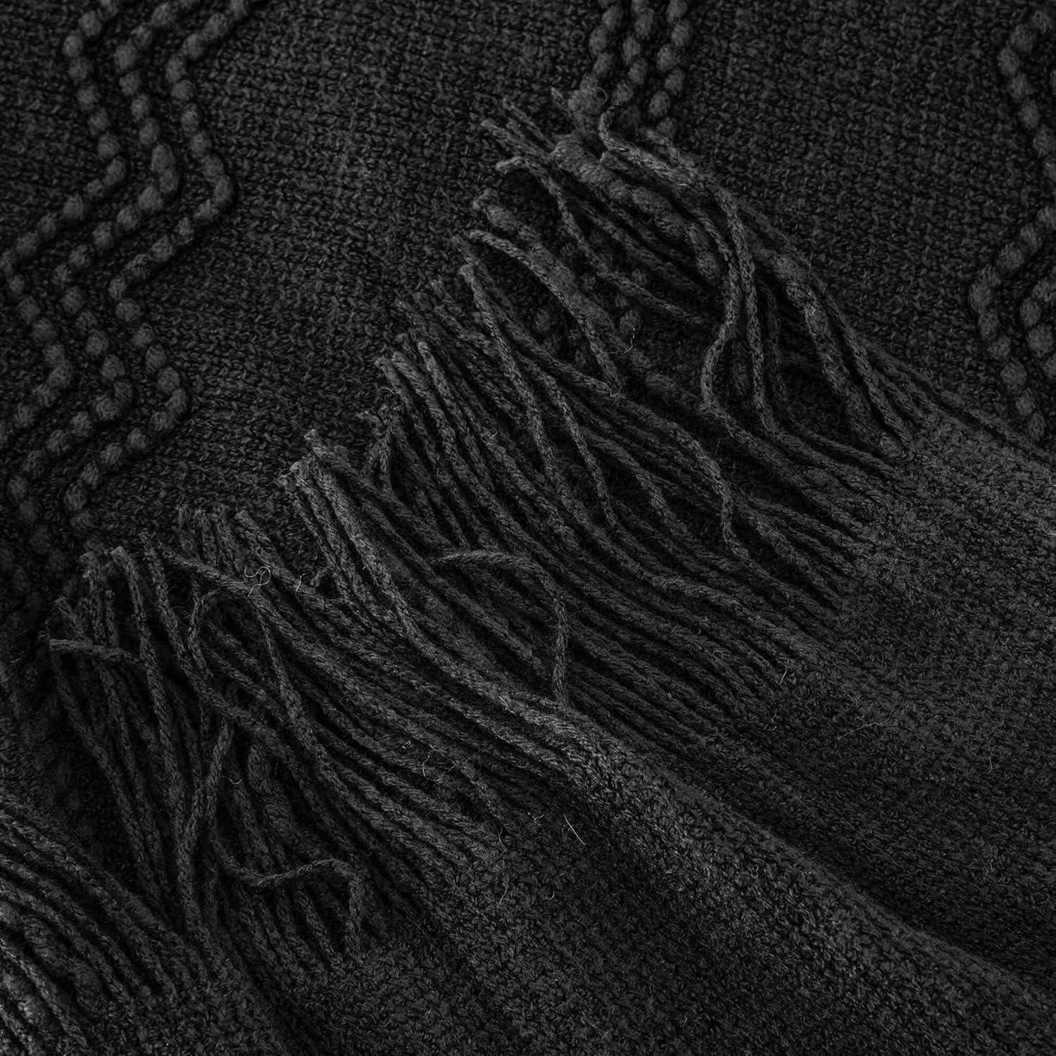 Battilo Home Throw Blanket for Couch, Textured Soft Throw Blankets, Decorative Knitted Blanket for Home Living Room Decor, 50"x60" | Wayfair