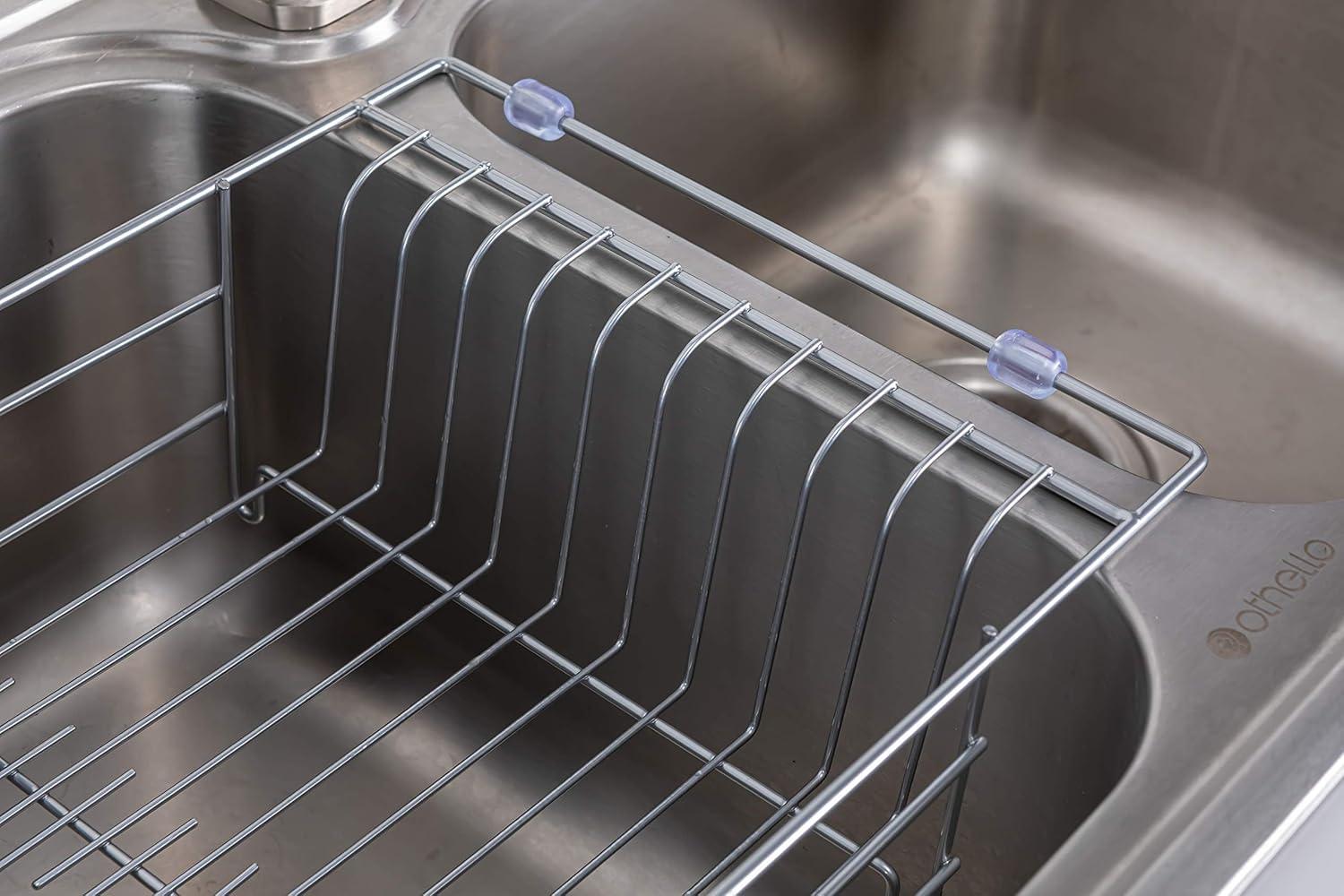 Adjustable Stainless Steel Dish Rack