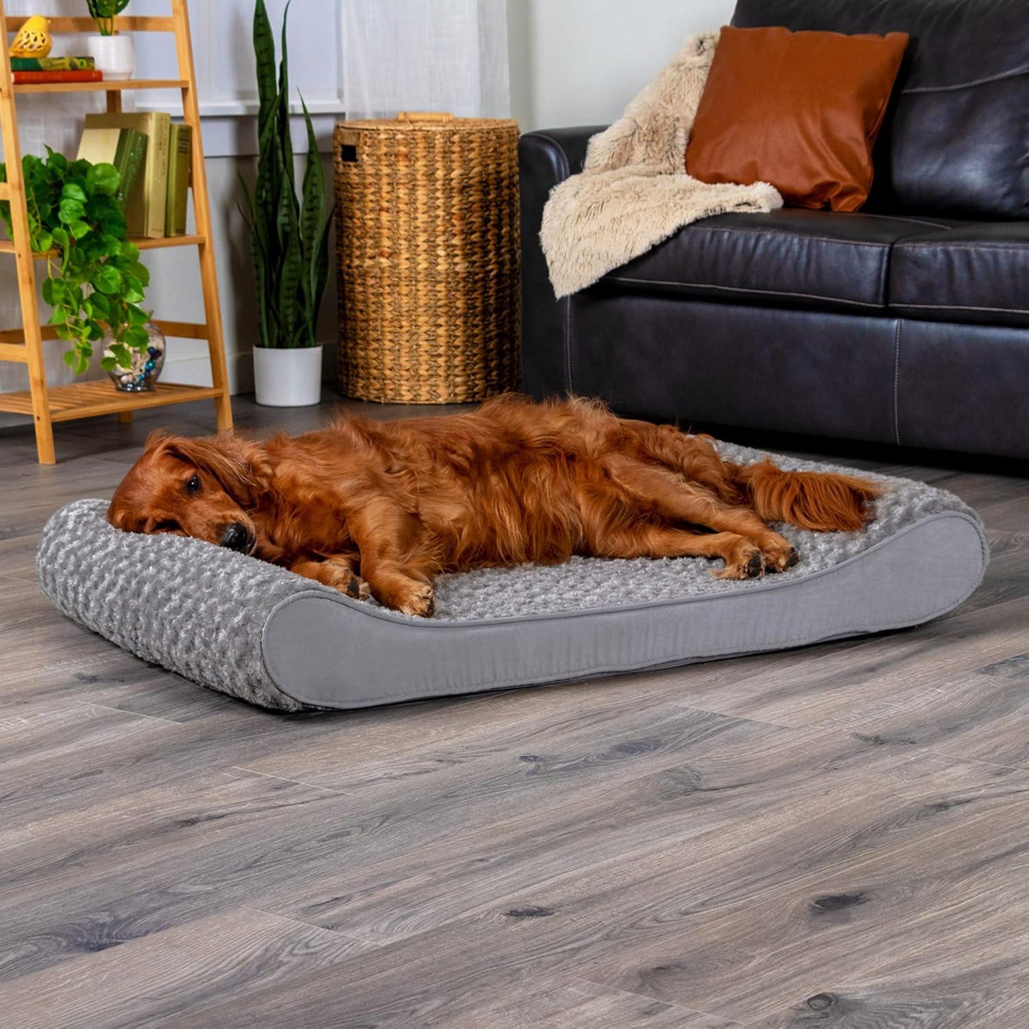 FurHaven Ultra Plush Luxe Lounger Orthopedic Dog Bed