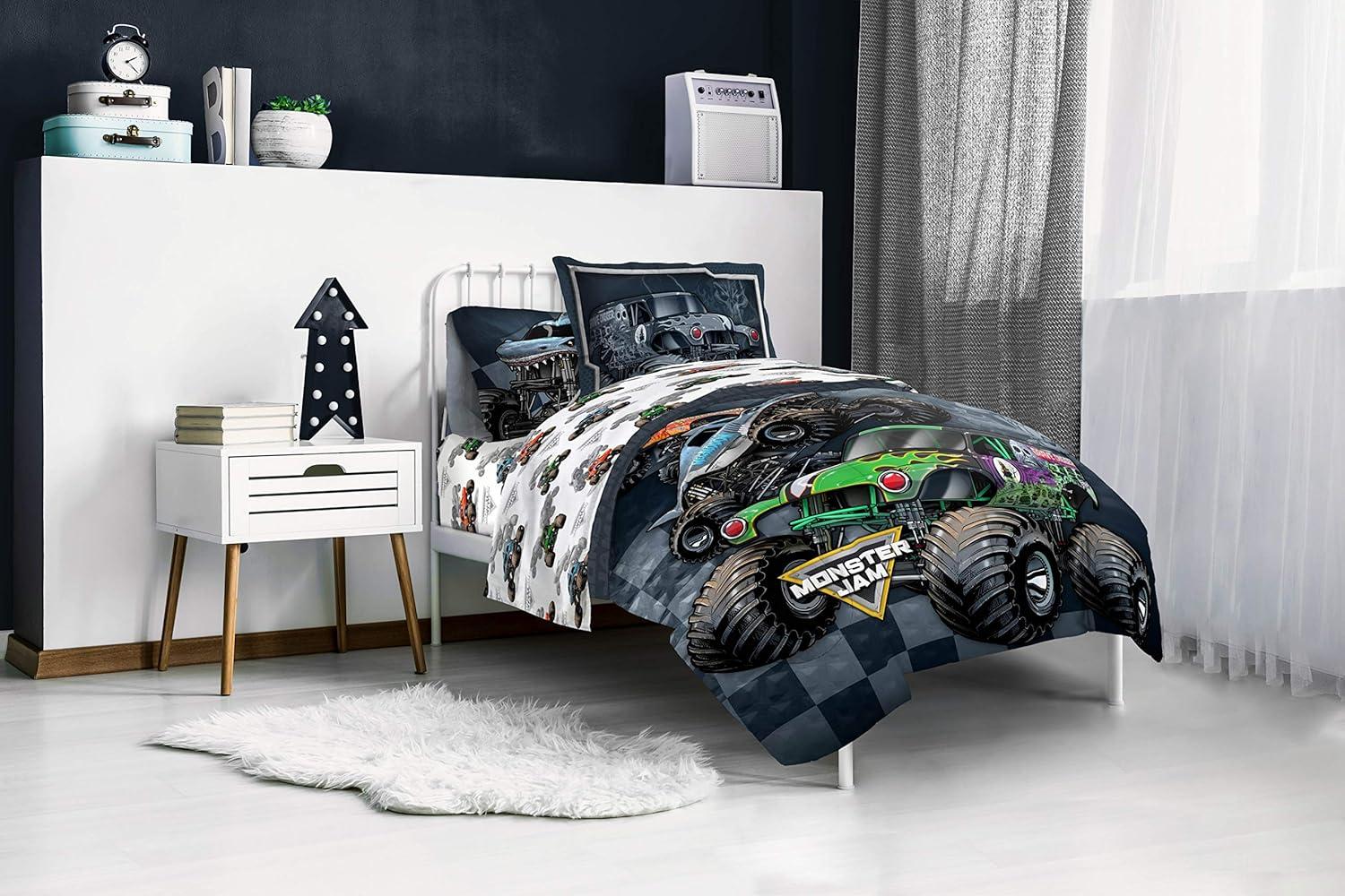 Monster Jam Slash Bedding Set w/ Sham