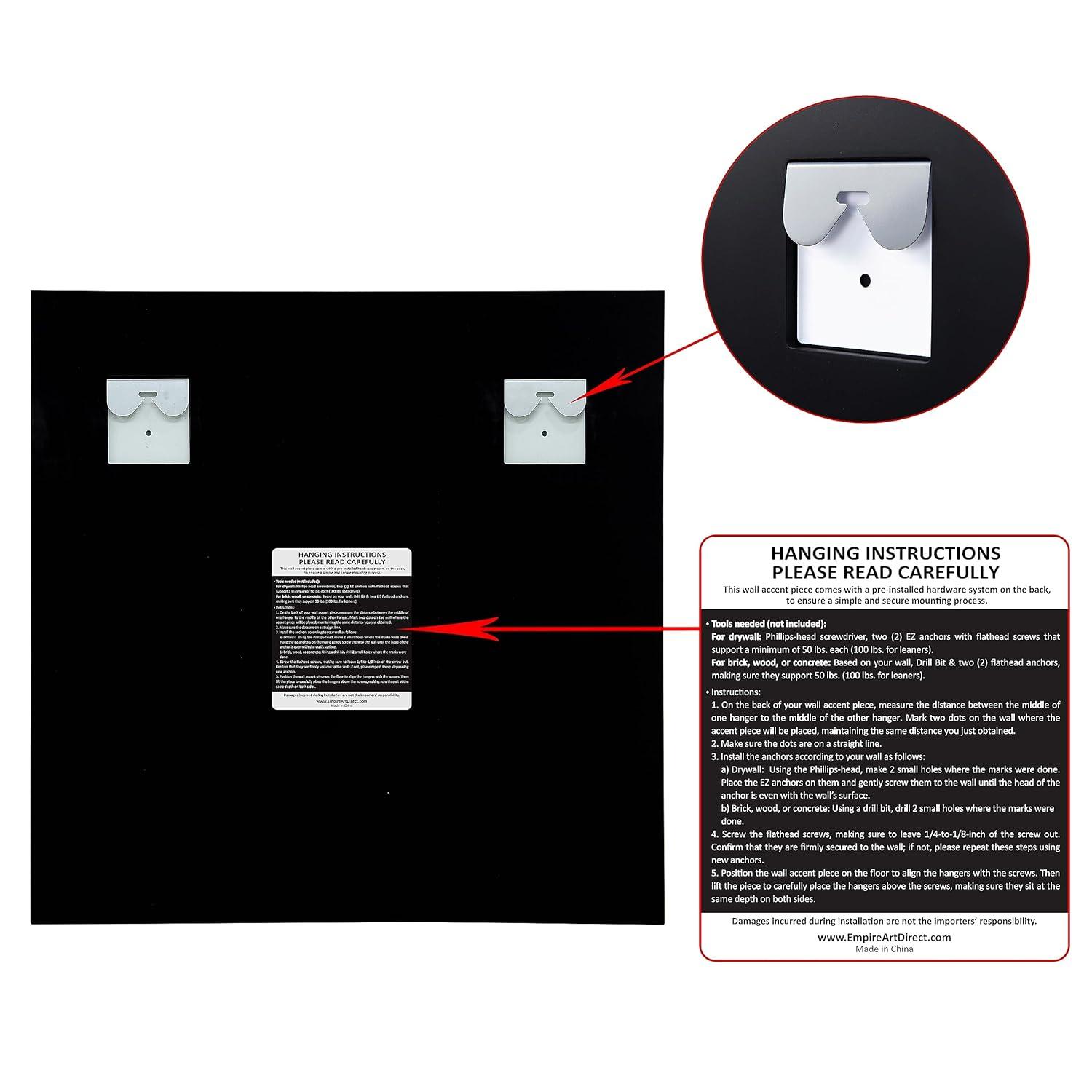 Empire Art Direct Frameless Beveled Prism Wall Mirror - Clear 24 in. x 0.39 in. x 24 in.