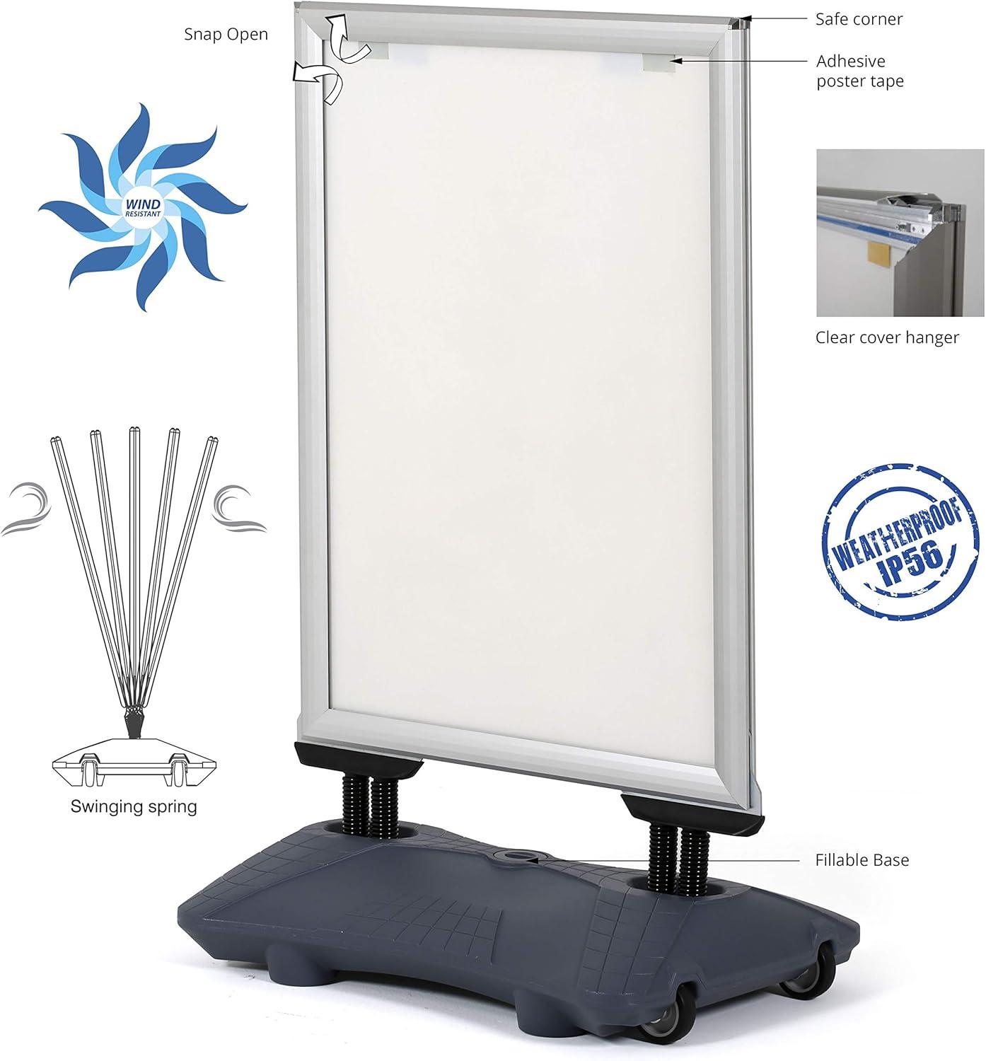 MT Displays Pavement Sidewalk Sign Holder