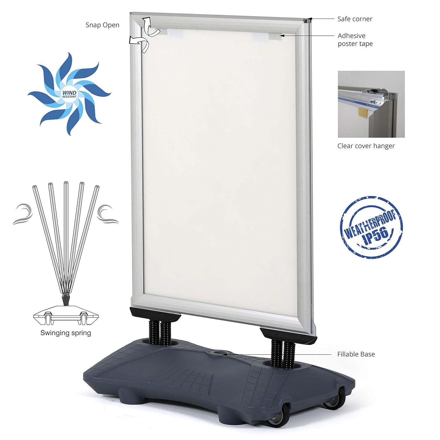 MT Displays Pavement Sidewalk Sign Holder