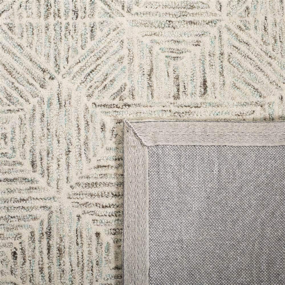 Abstract ABT763 Handmade Indoor Area Rug - Light Blue - 6'x9' - Safavieh