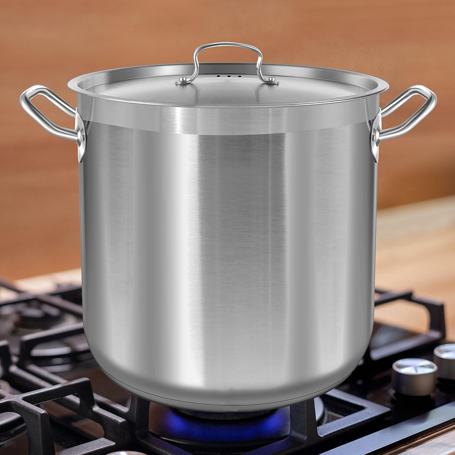 NutriChef Stainless Steel Stock Pot