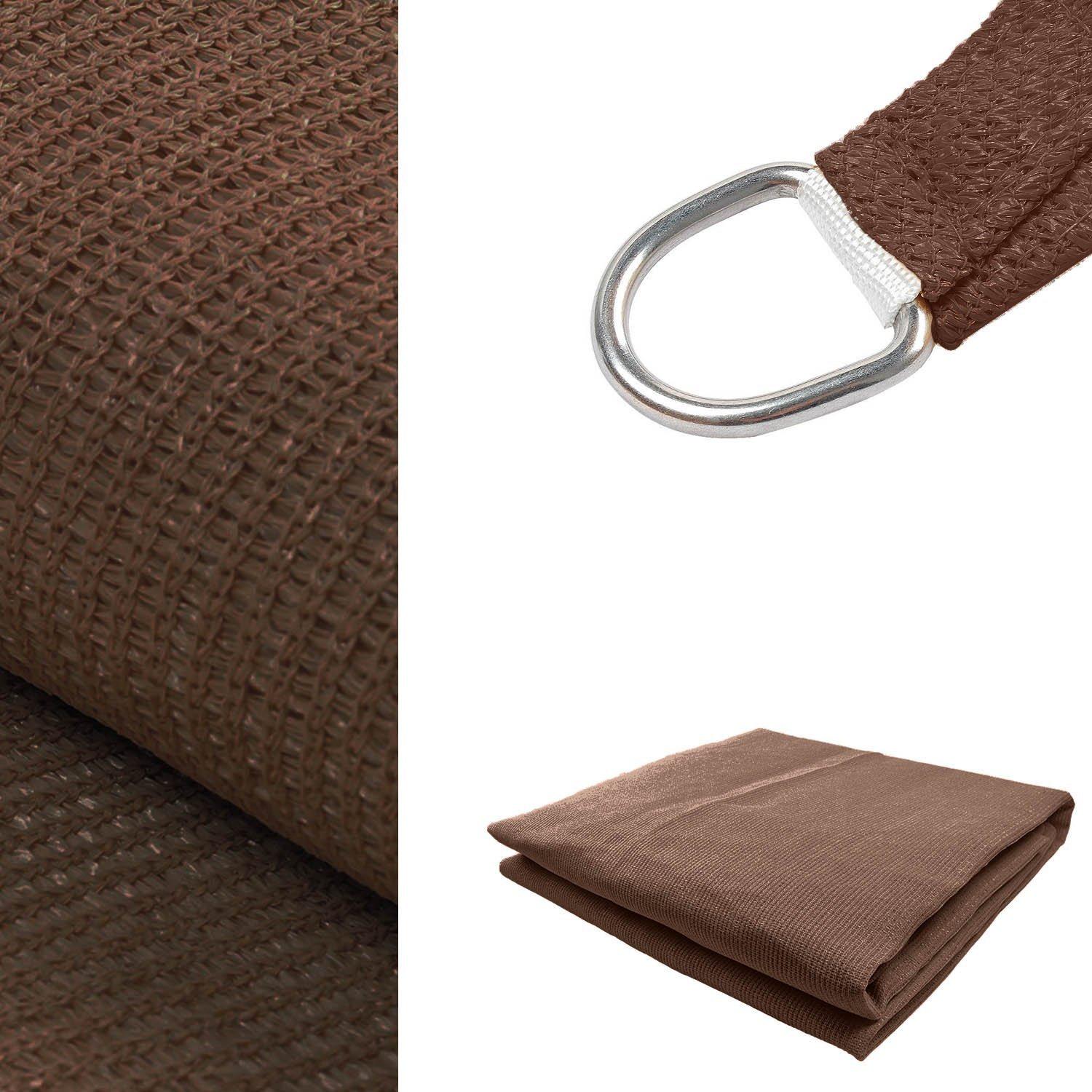 Khomo Gear Sun 8' x 12' Rectangular Shade Sail – UV Block, Outdoor Canopy for Patio & Garden