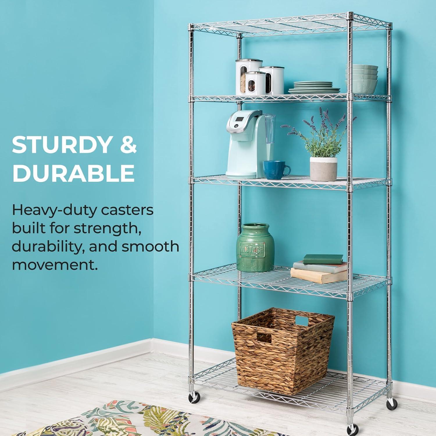 Honey Can Do 4" Shelving Casters (Set of 4)