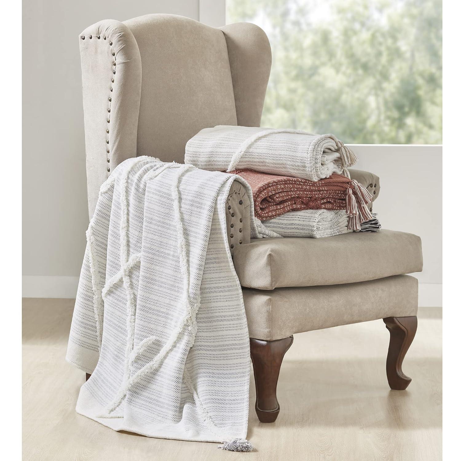Modern Threads Edda Modern Cotton Throw & Reviews | Wayfair