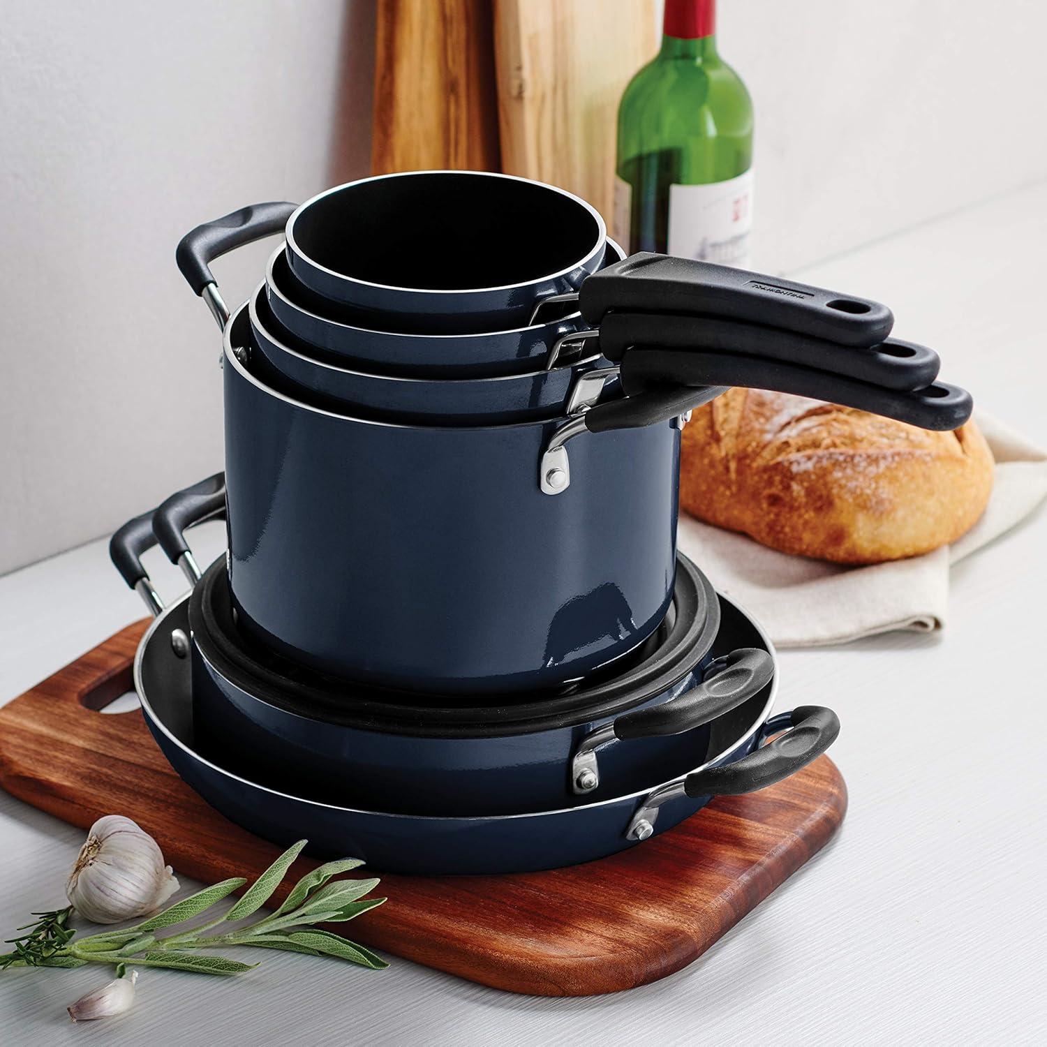 Tramontina Tramontina Aluminum Non Stick 11 Pc Nesting Cookware Set