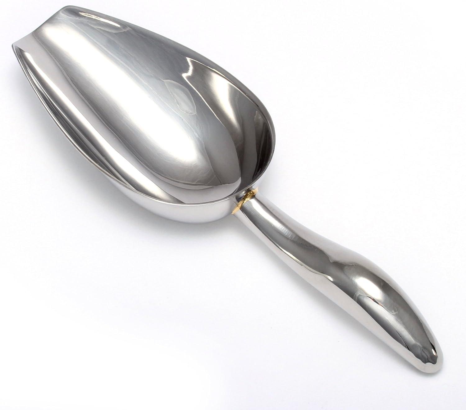 5 oz Stainless Steel Scoop, 8.25” Long by 2.75”  | Dishwasher Safe!