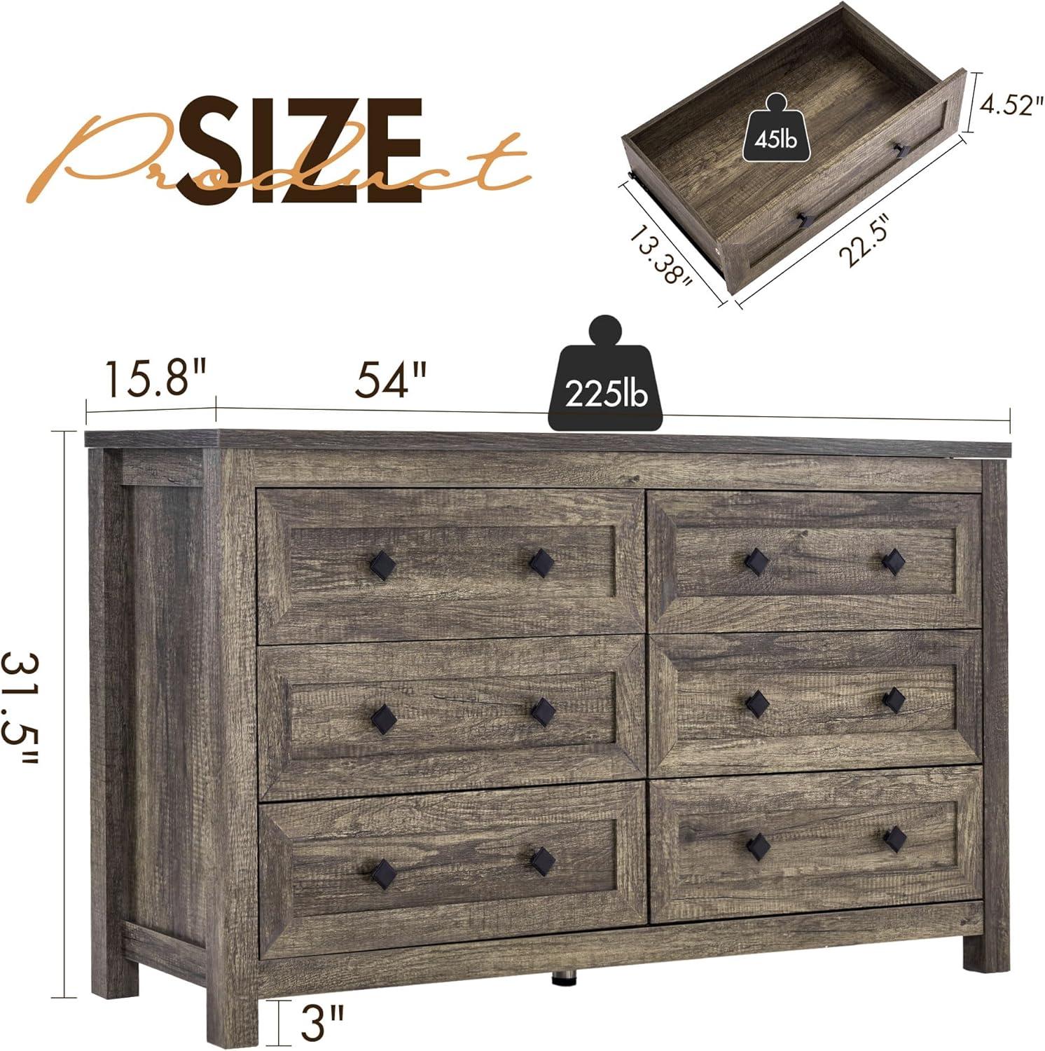 Nieto 6 - Drawer Dresser