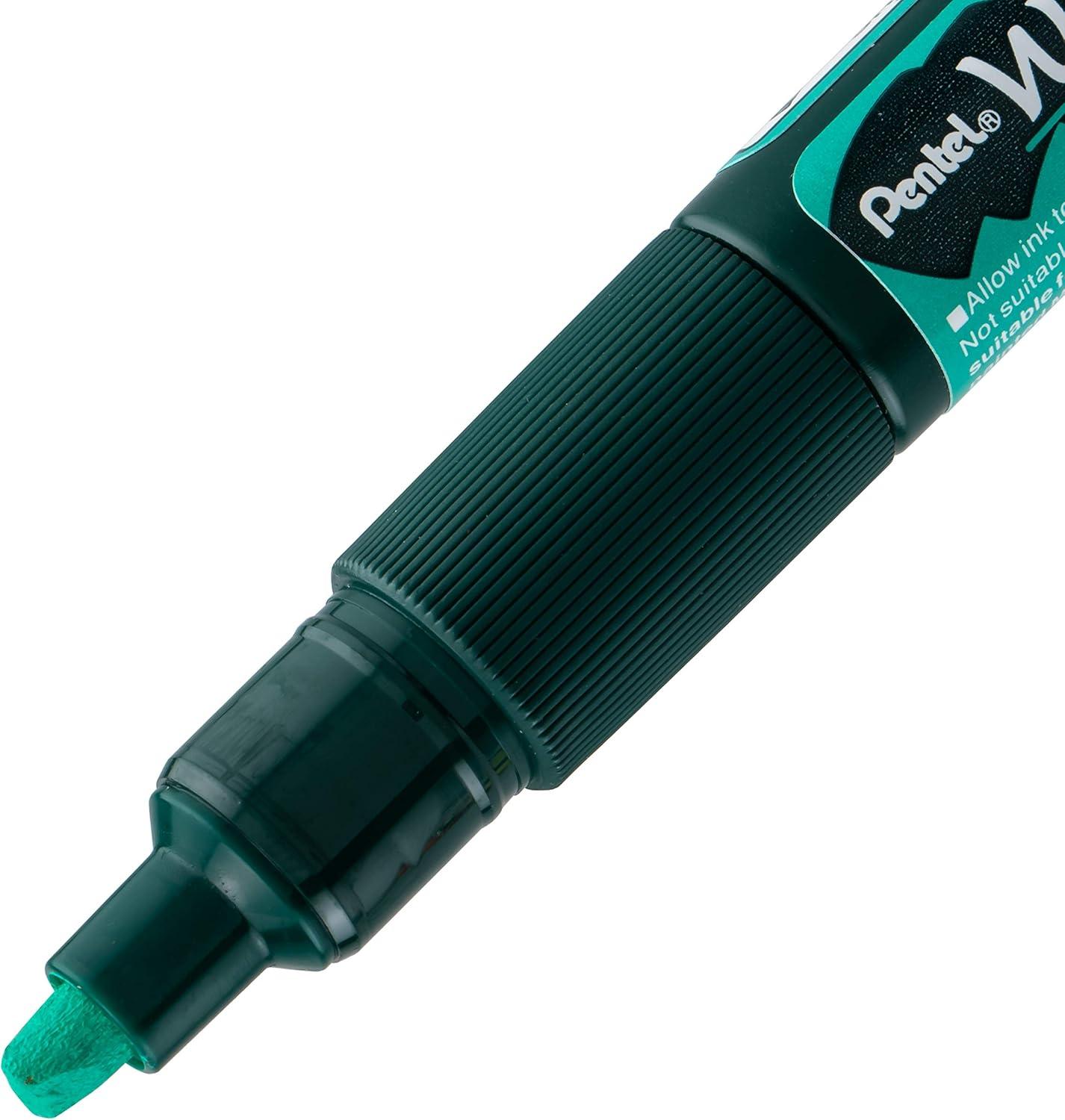 Pentel Wet Erase Chalk Markers - Secondary Colors, Chisel Point, Set of 4